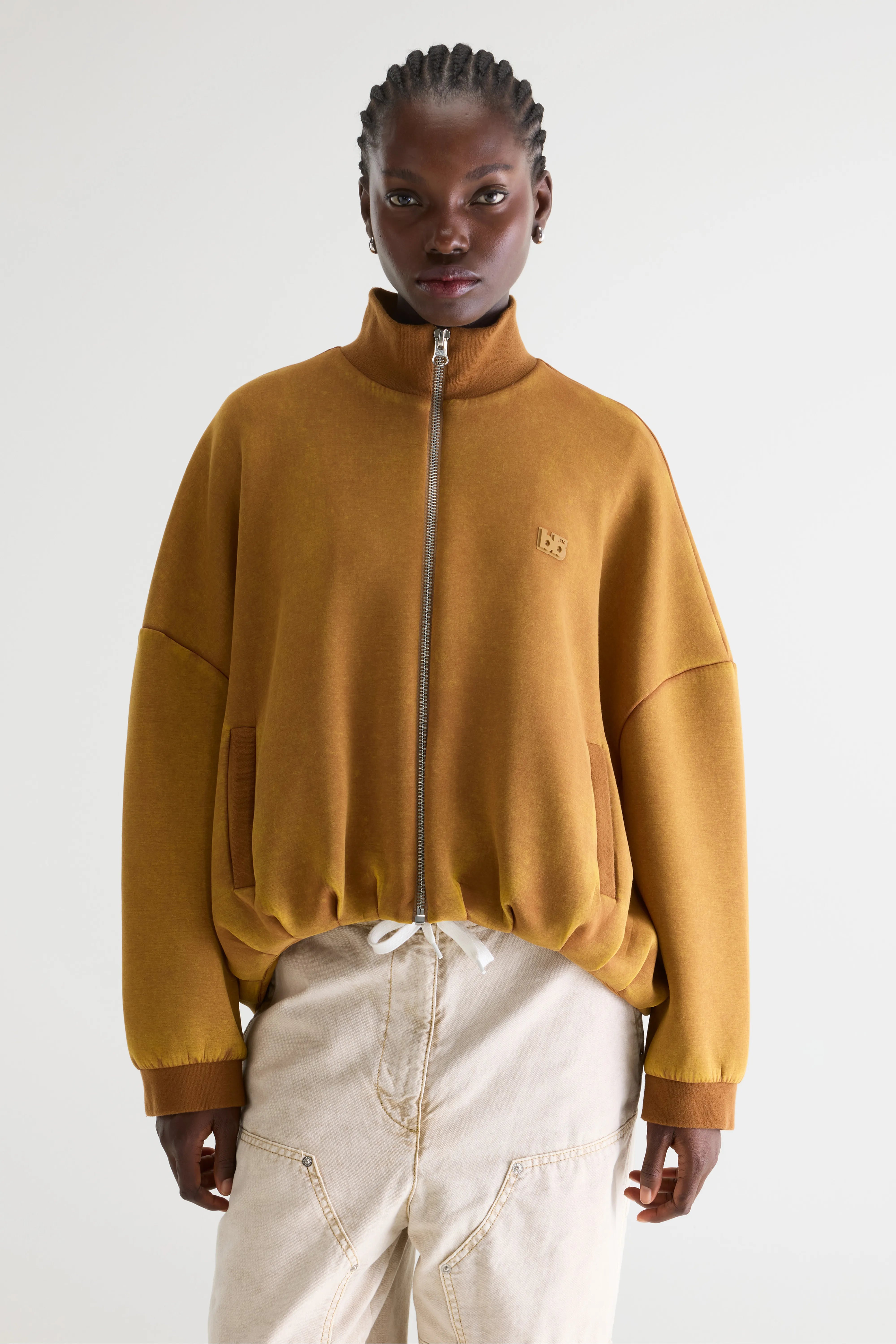 Sweatshirt zippé Tallis (261 / W / CARAMEL)