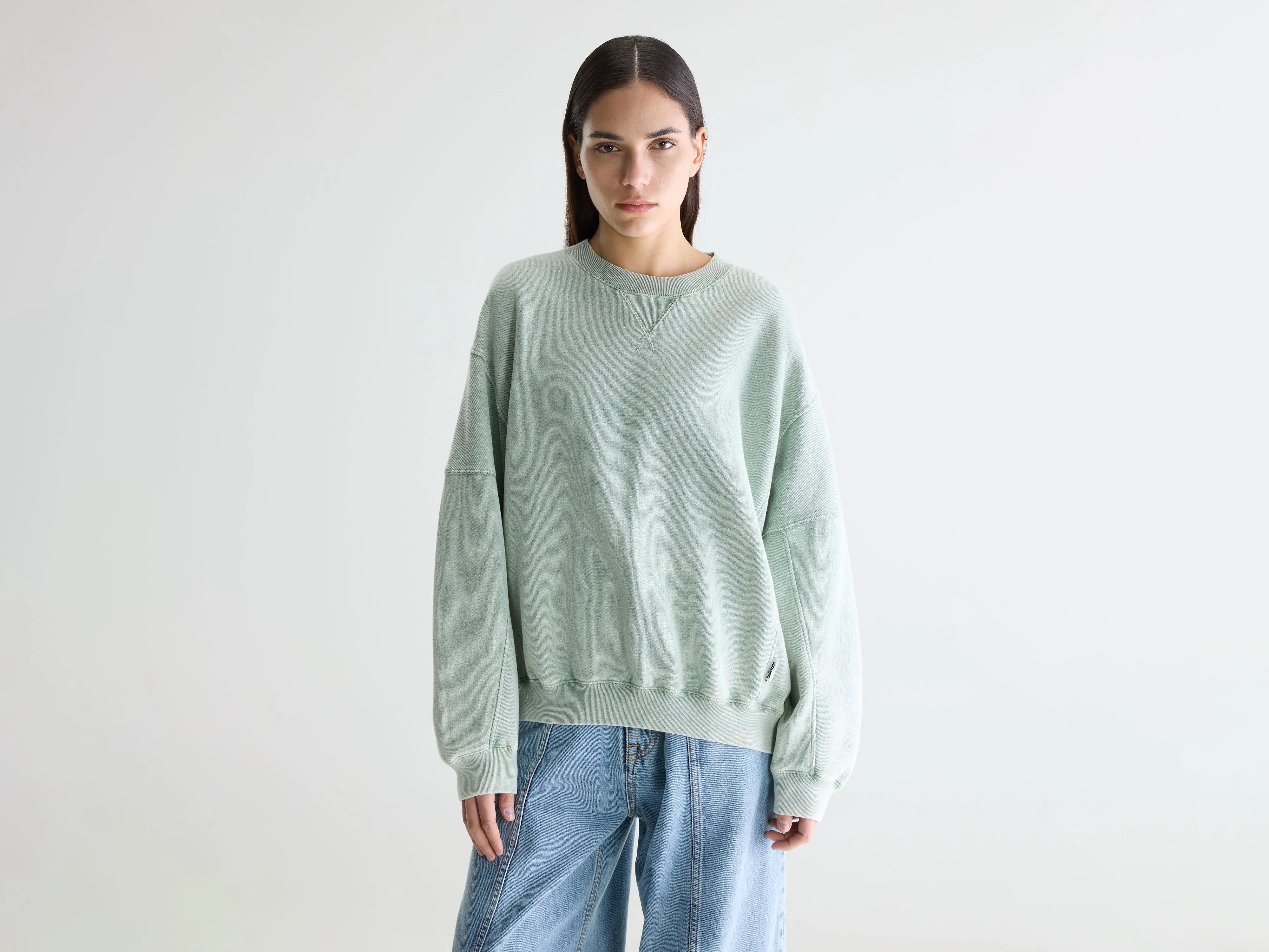 Flips sweatshirt met ronde hals (261 / W / JADEITE)