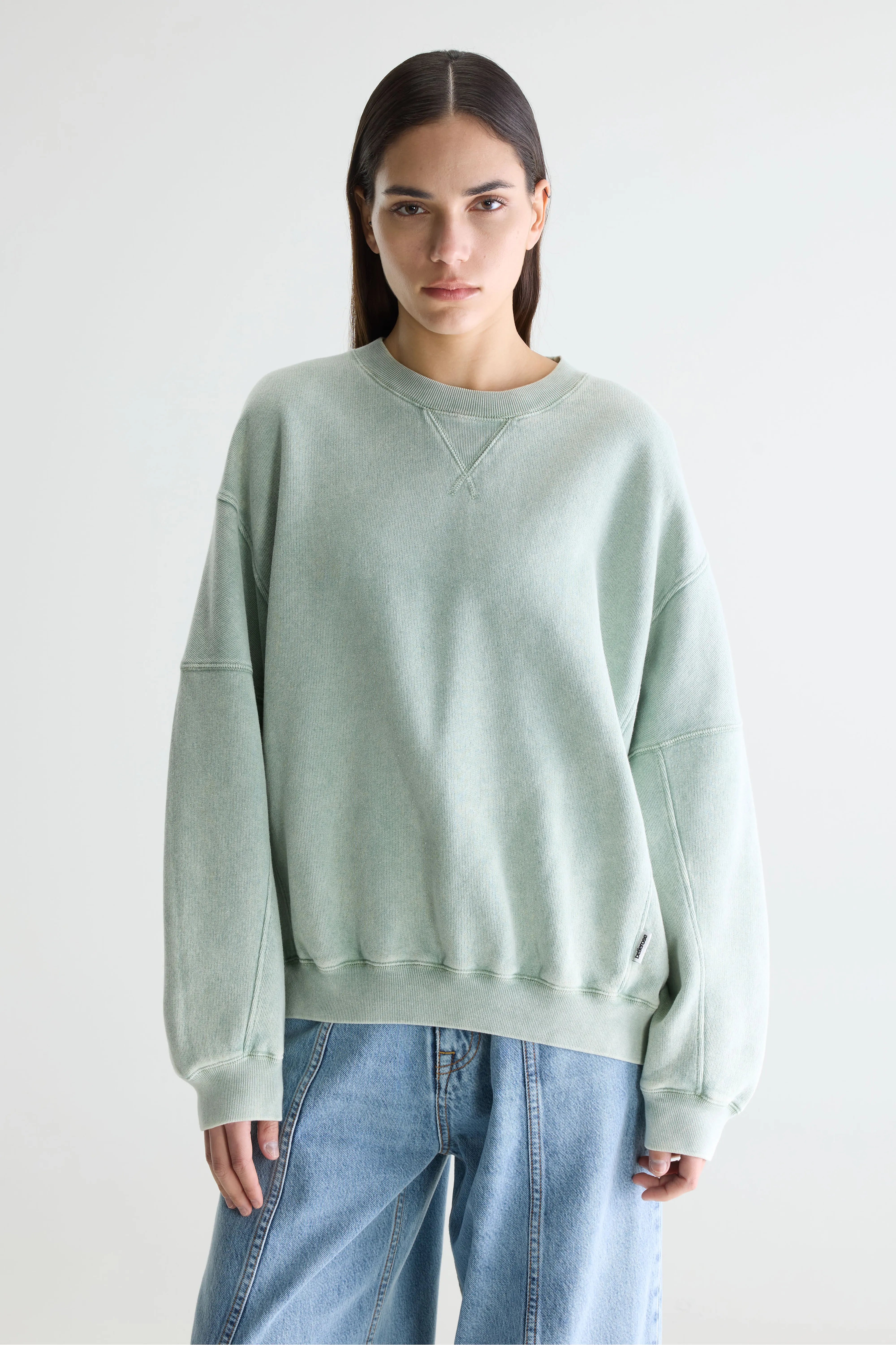 Flips sweatshirt met ronde hals (261 / W / JADEITE)
