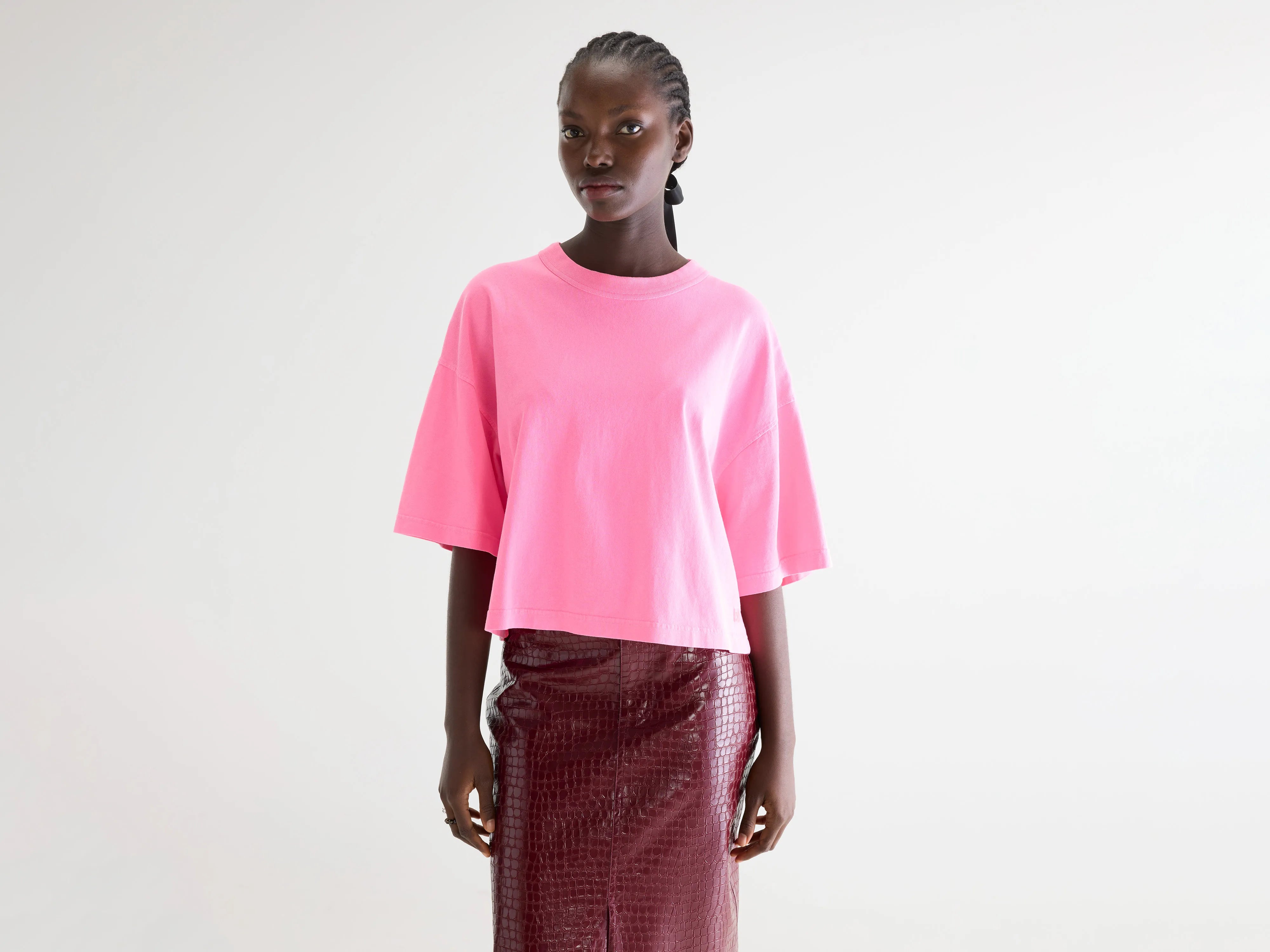 Voss t-shirt met korte mouwen (261 / W / FLUO PINK)