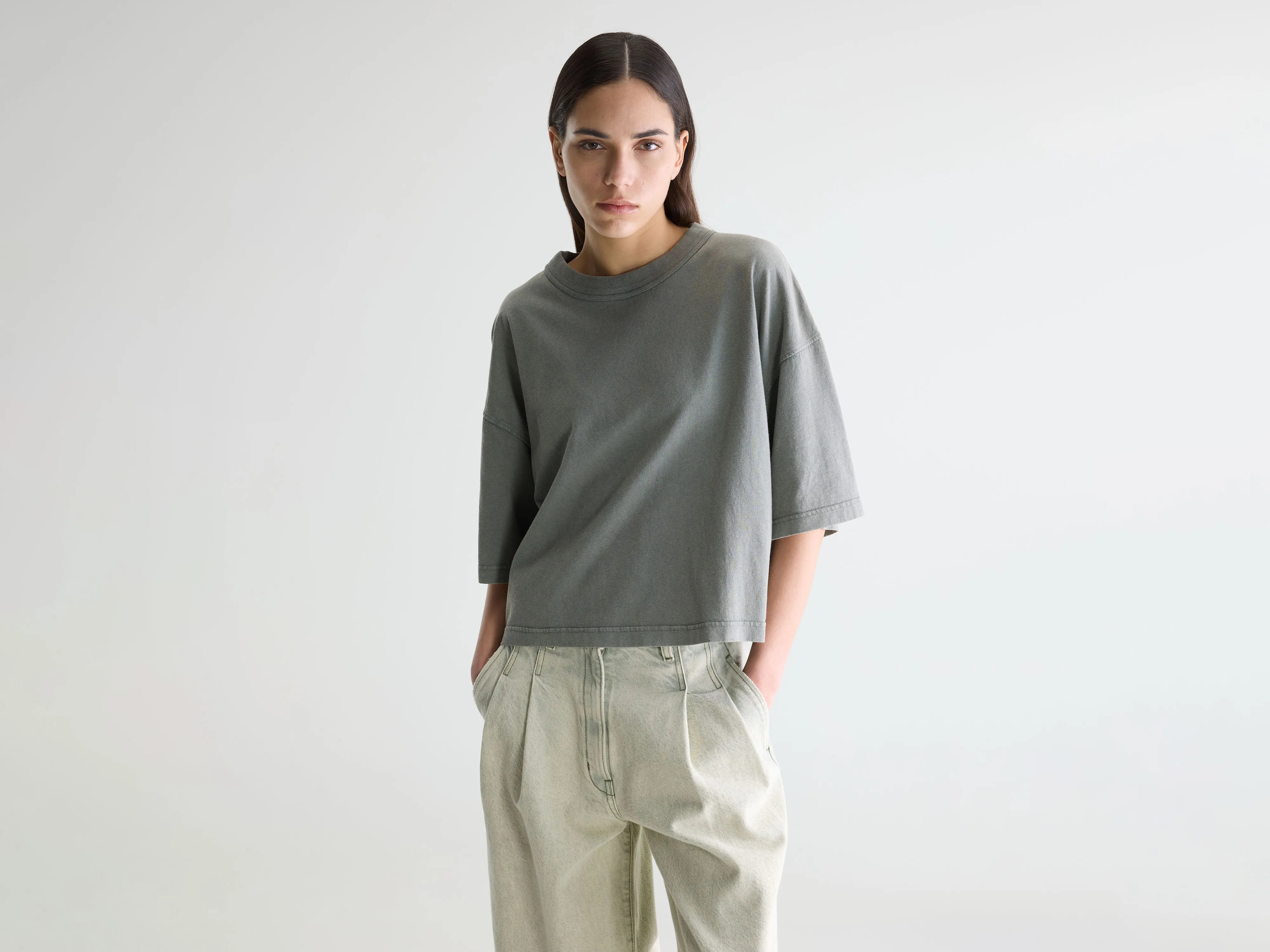 T-shirt à manches courtes Voss (261 / W / OXYD GREY)