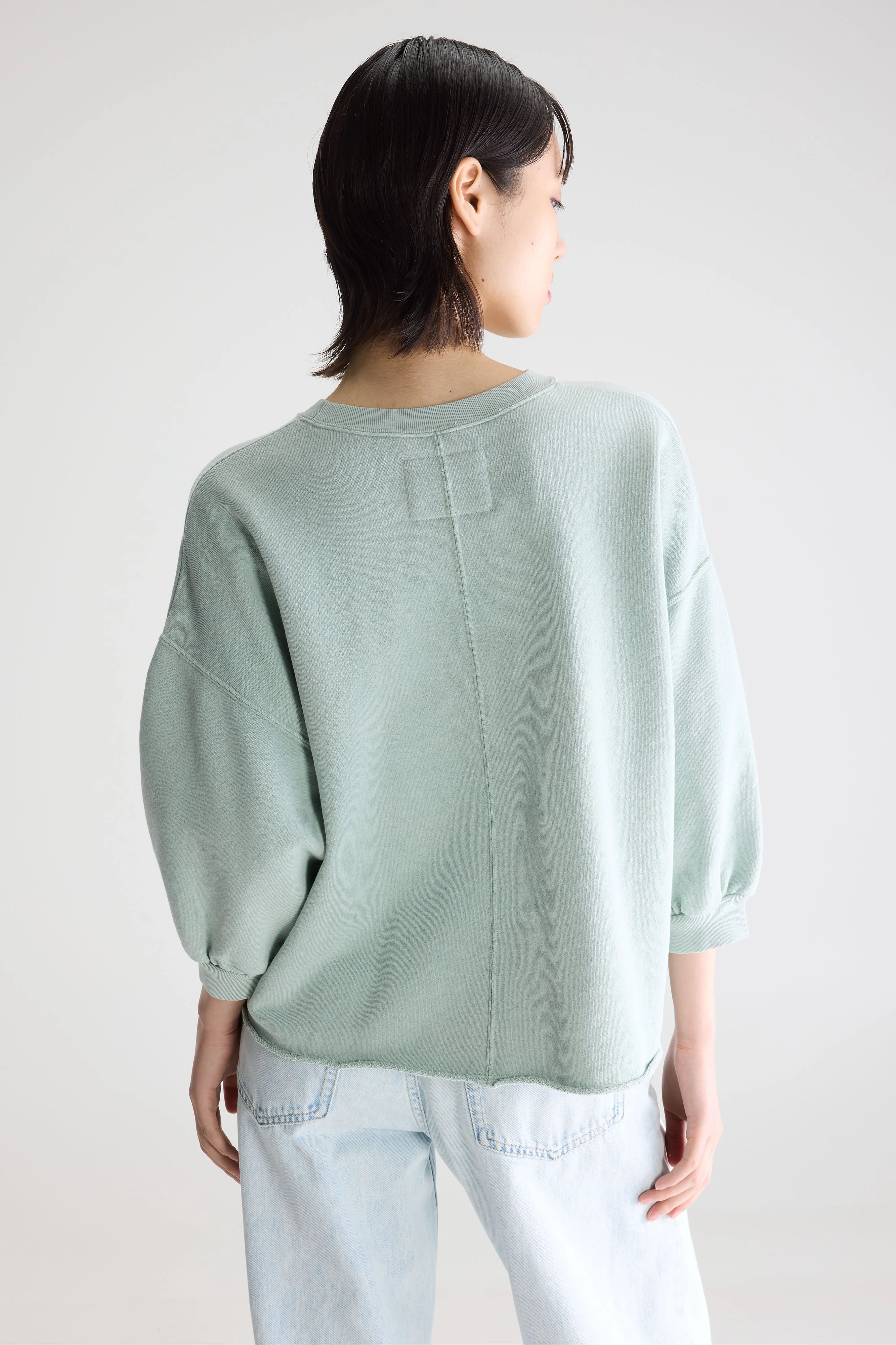 Vicske relaxed sweatshirt (261 / W / JADEITE)