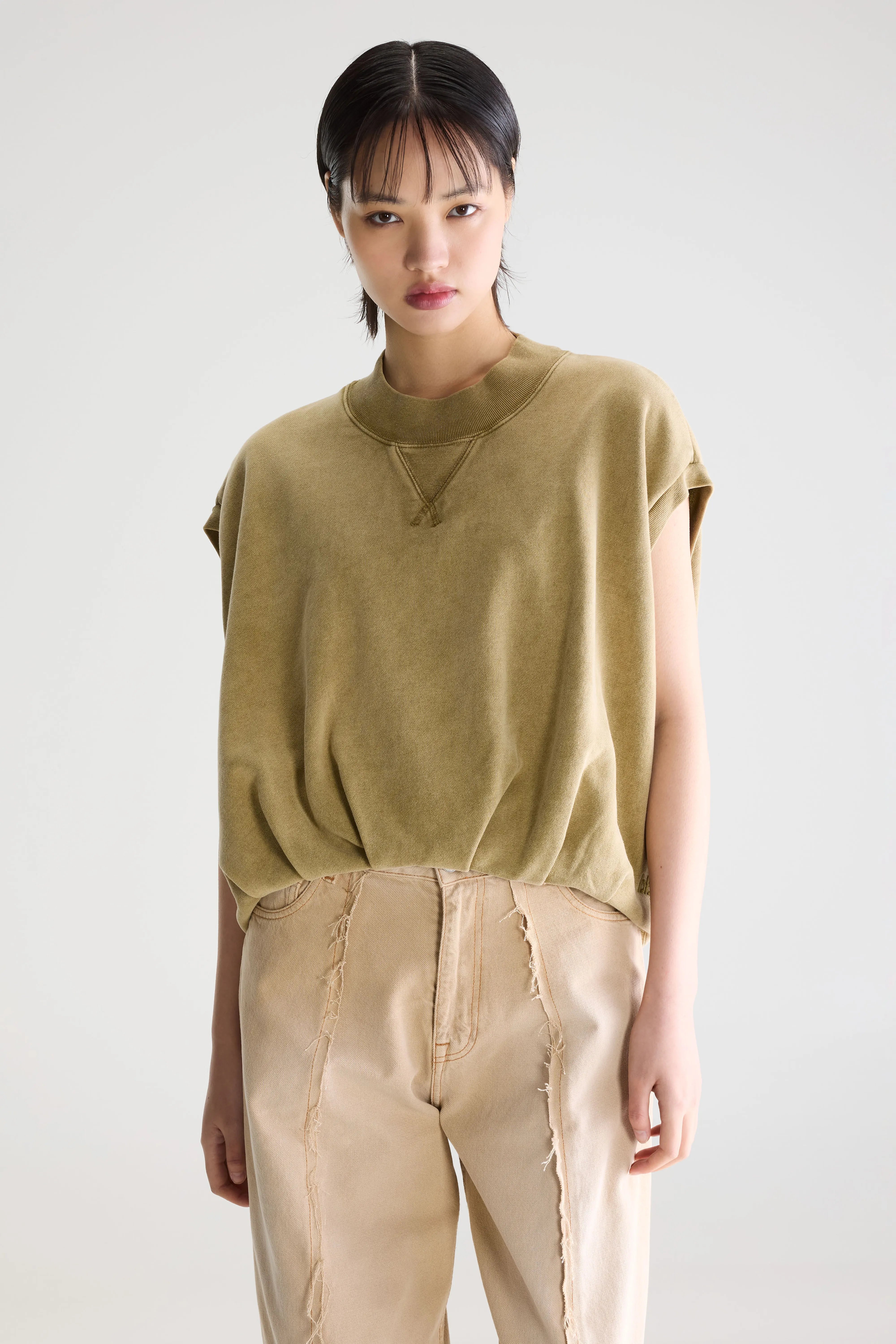 Fytom mouwloos sweatshirt (261 / W / VETIVER)