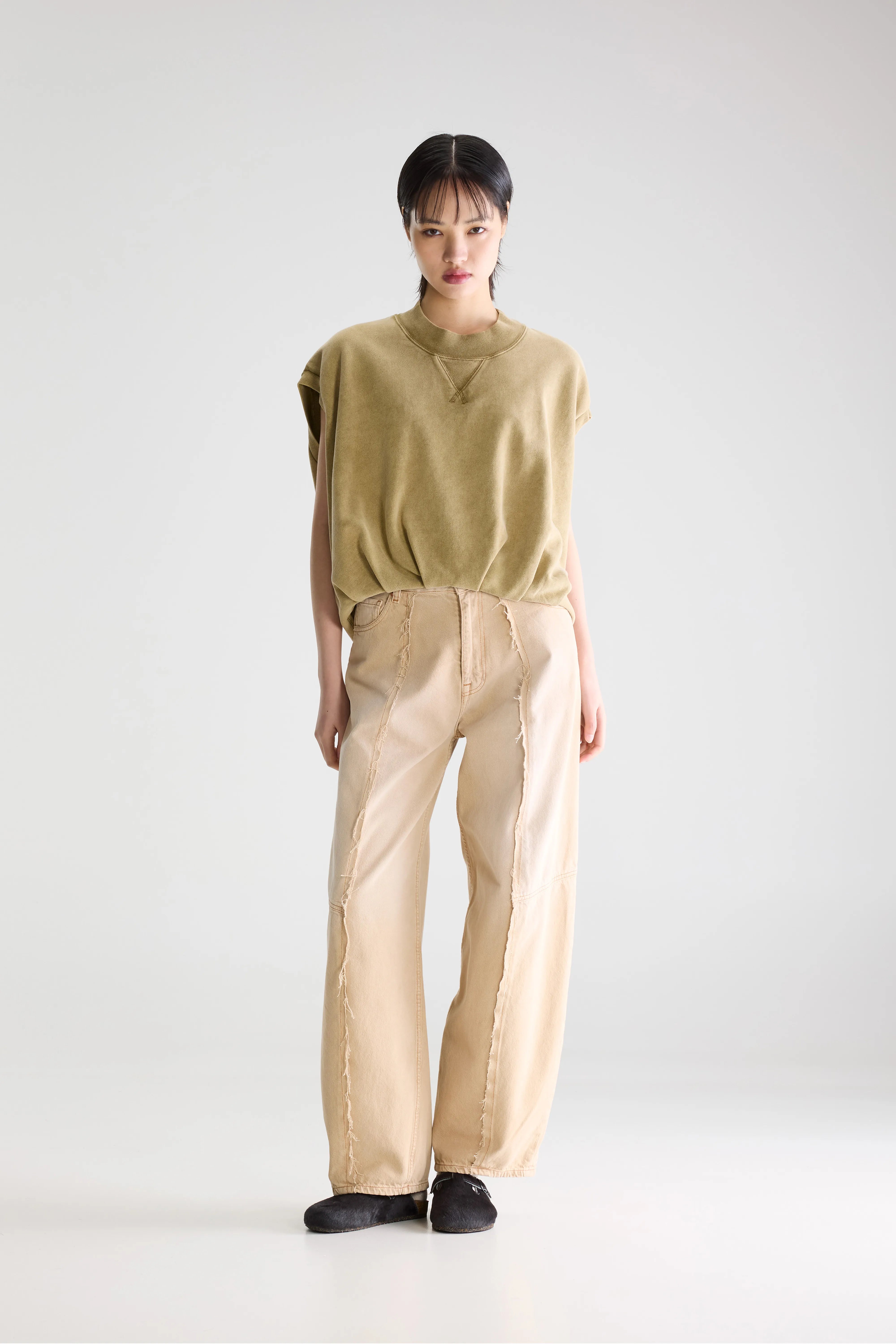 Fytom mouwloos sweatshirt (261 / W / VETIVER)