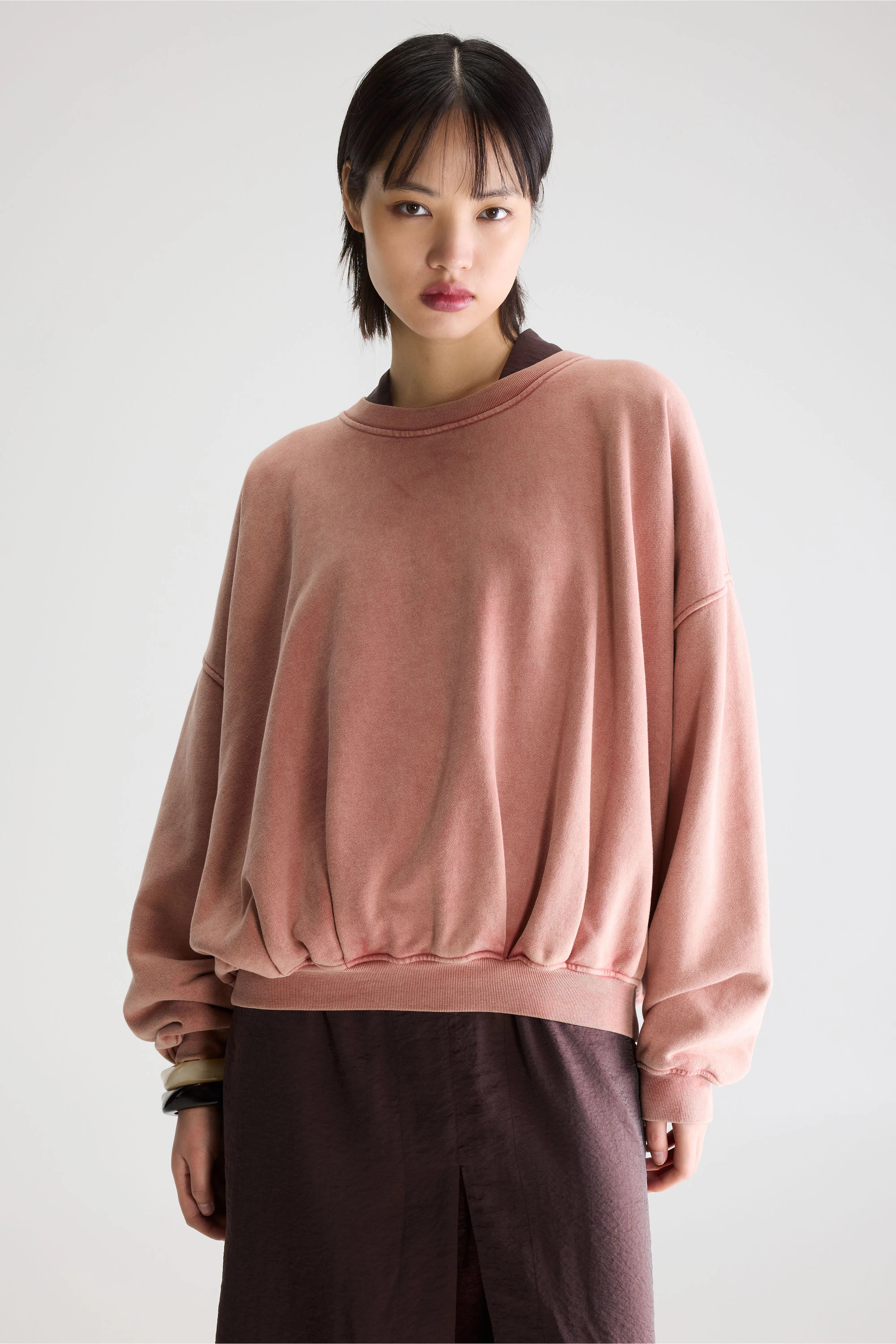 Finko cropped sweatshirt (261 / W / ETRUSCAN RED)