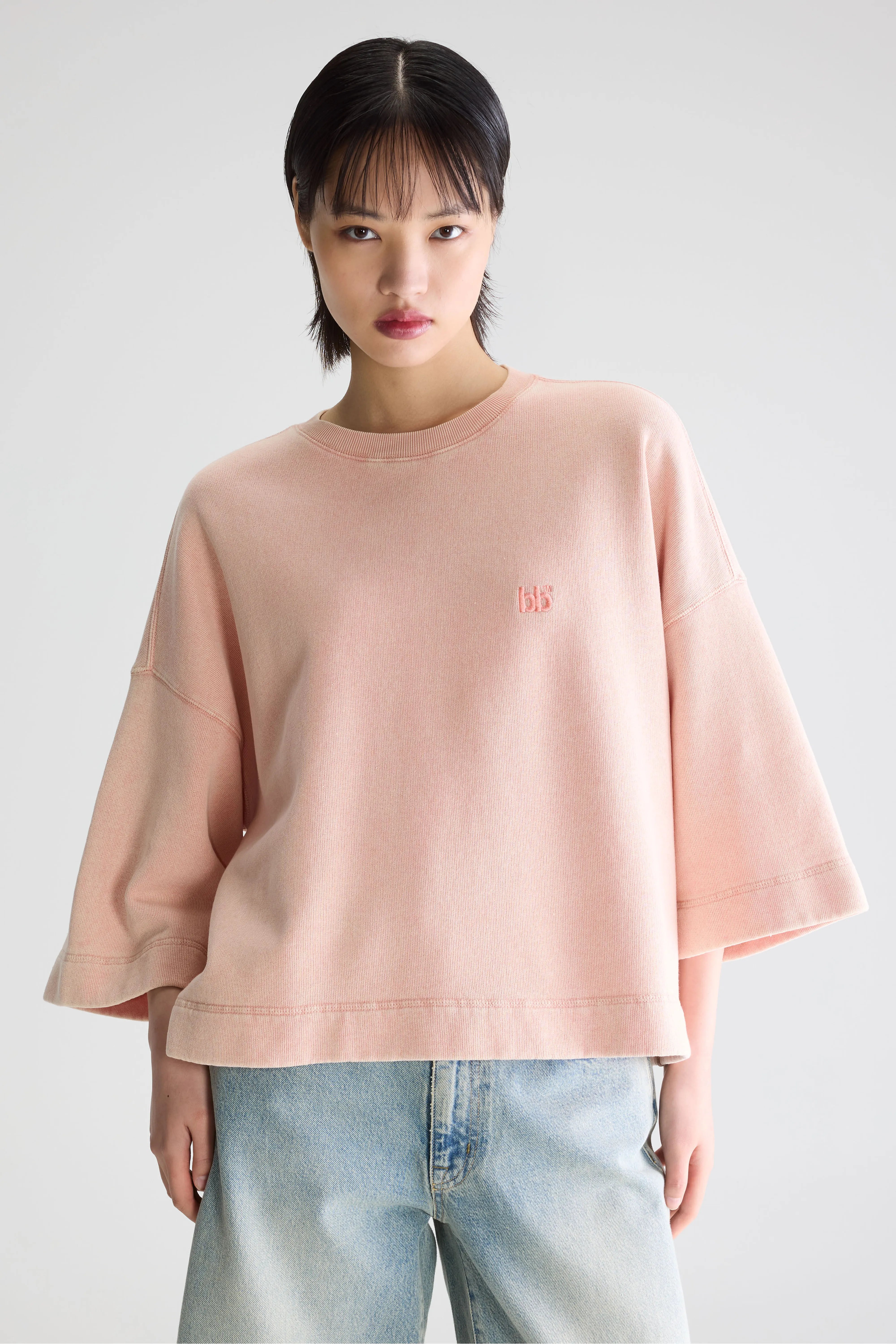 Farlol sweatshirt met korte mouwen (261 / W / ROSETTE)