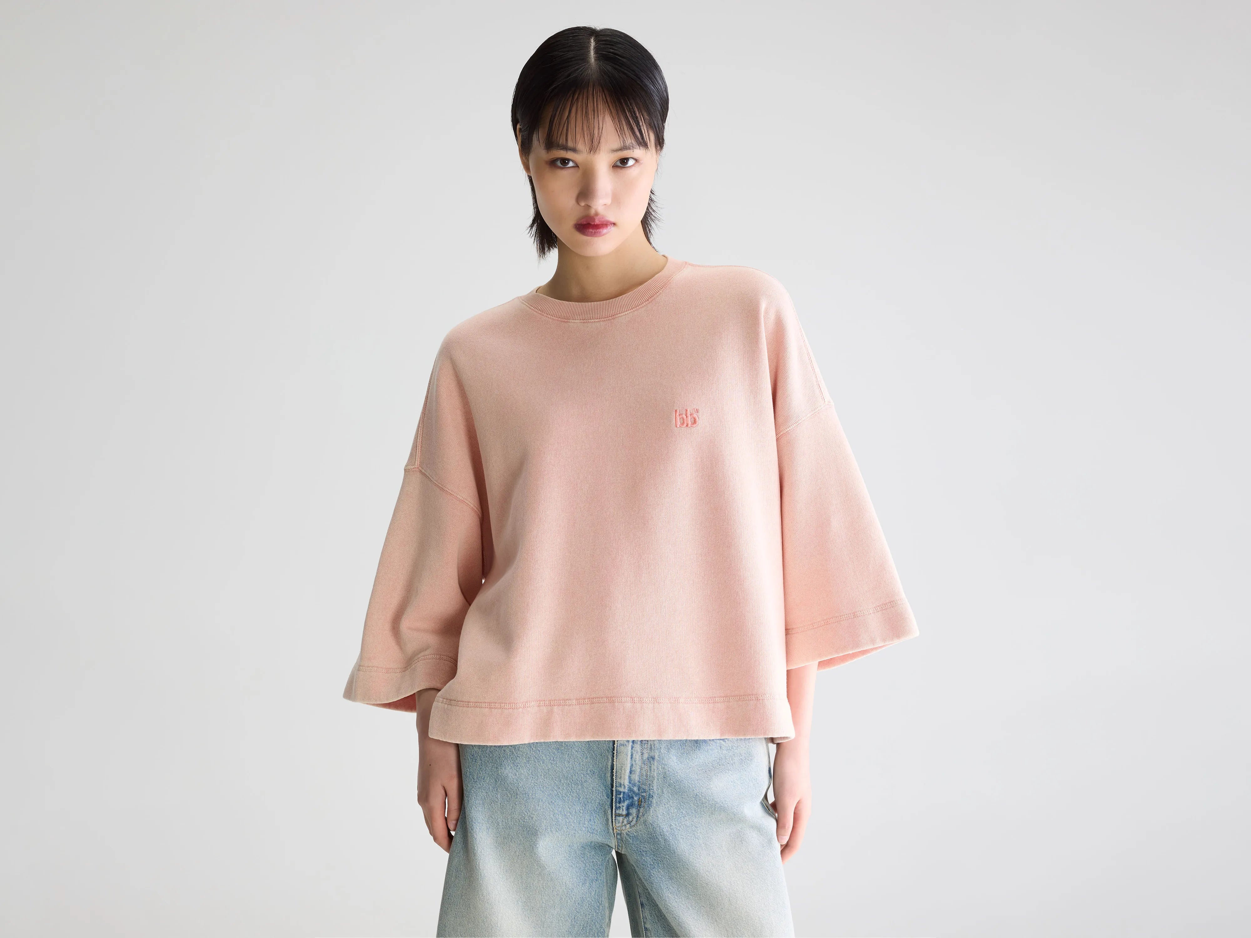 Farlol sweatshirt met korte mouwen (261 / W / ROSETTE)