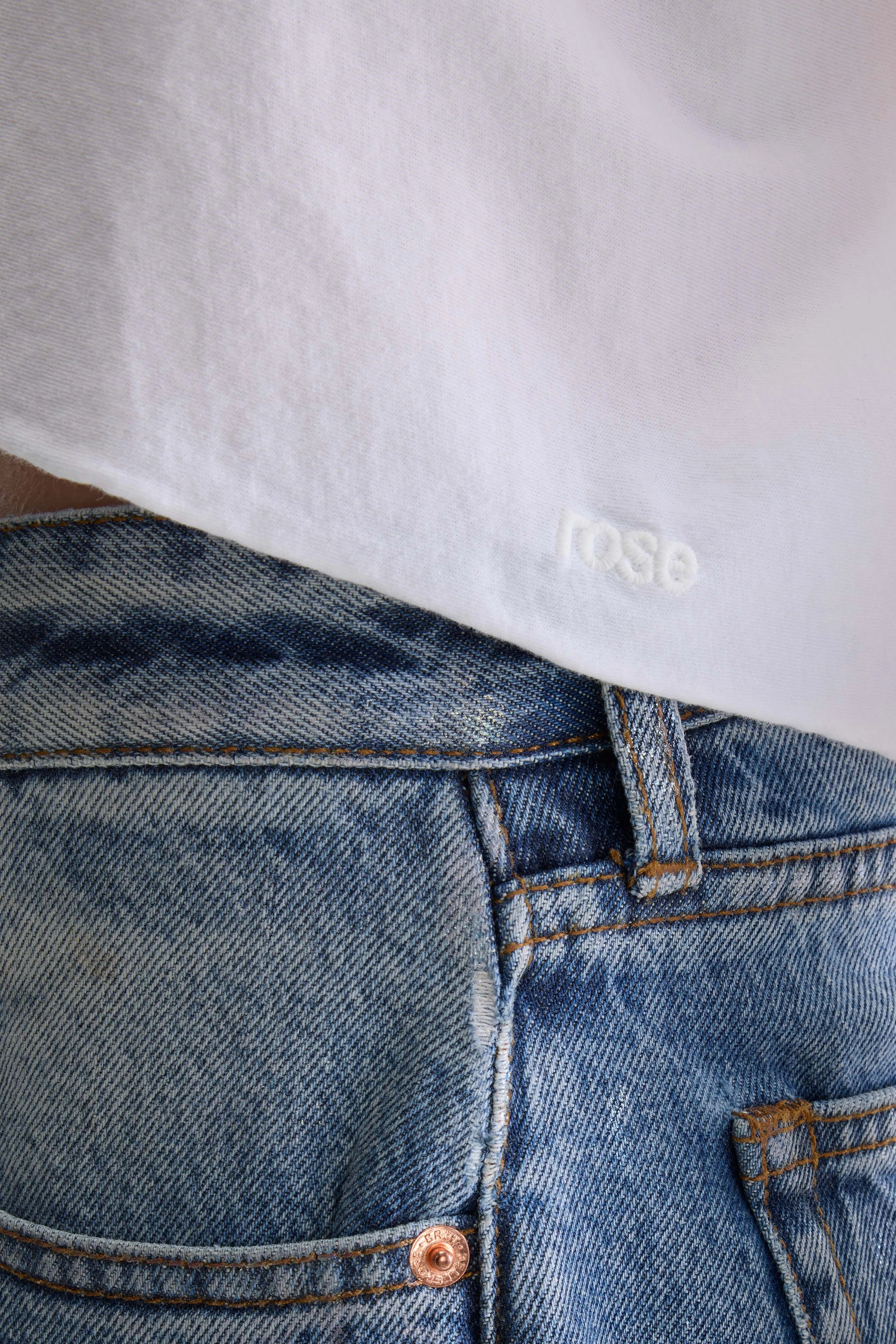 Farpy cropped t-shirt (261 / W / WHITE)