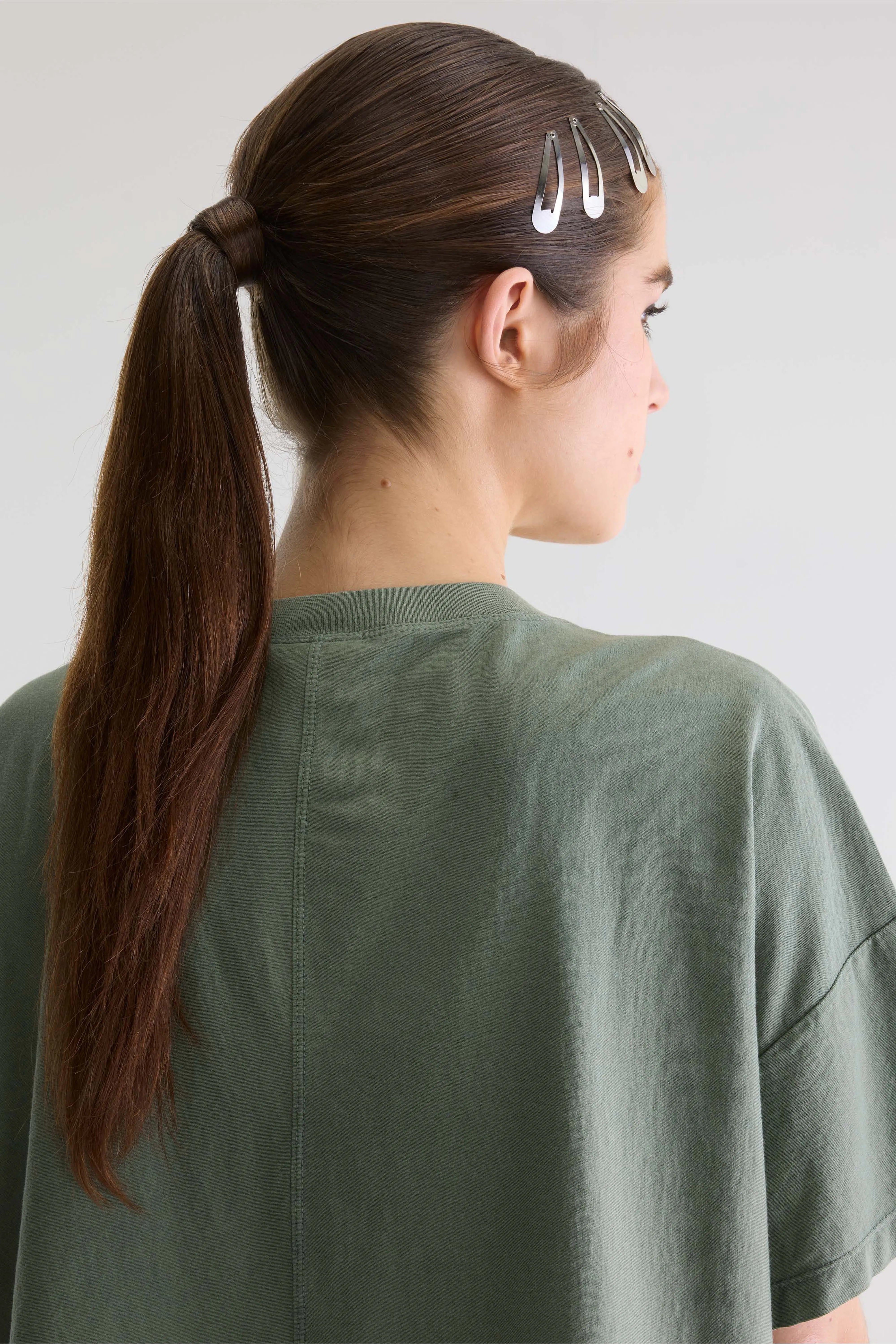 Farpy cropped t-shirt (261 / W / THYME)