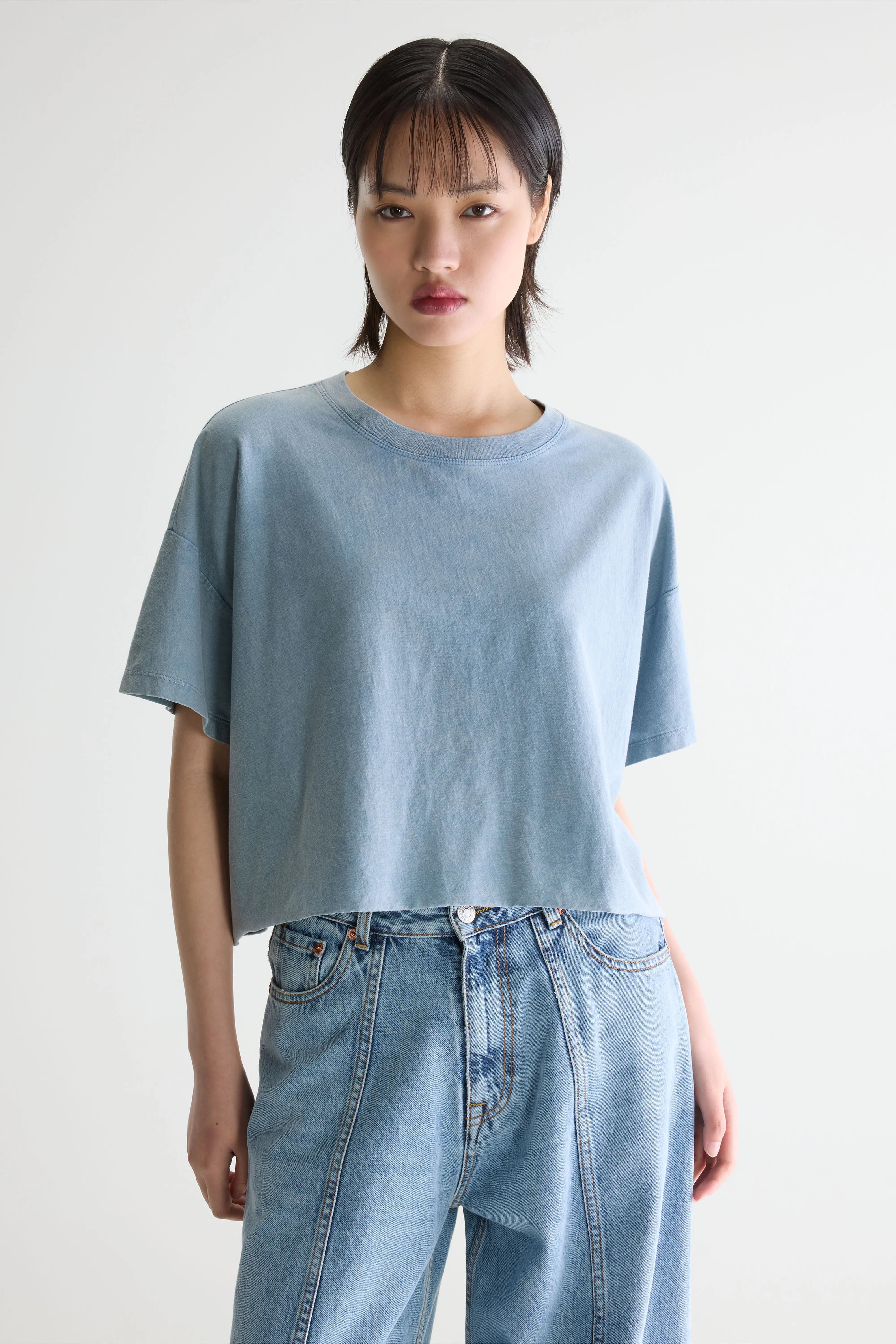 Farpy cropped t-shirt (261 / W / ARTIC)