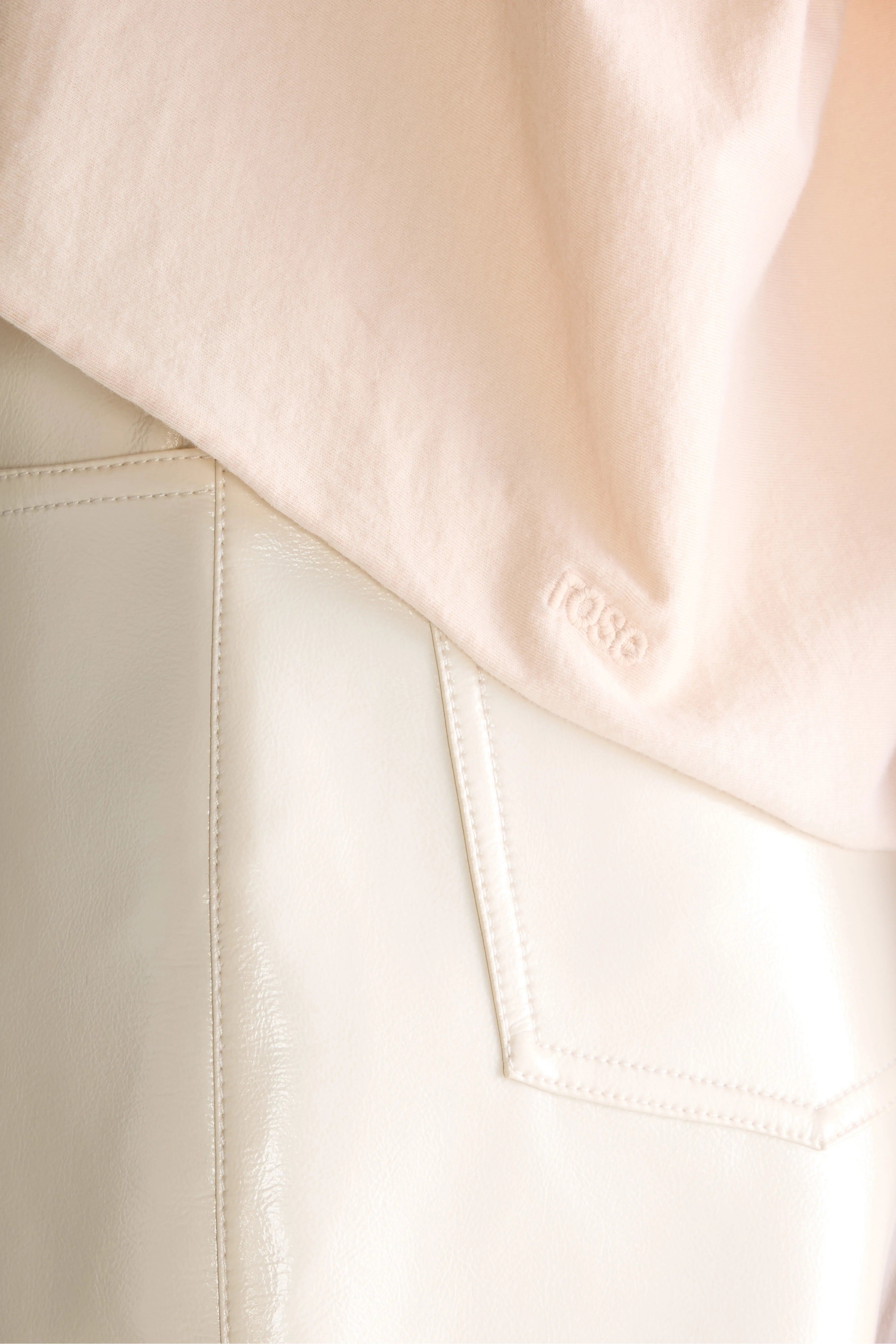 Farpy cropped t-shirt (261 / W / BABE)