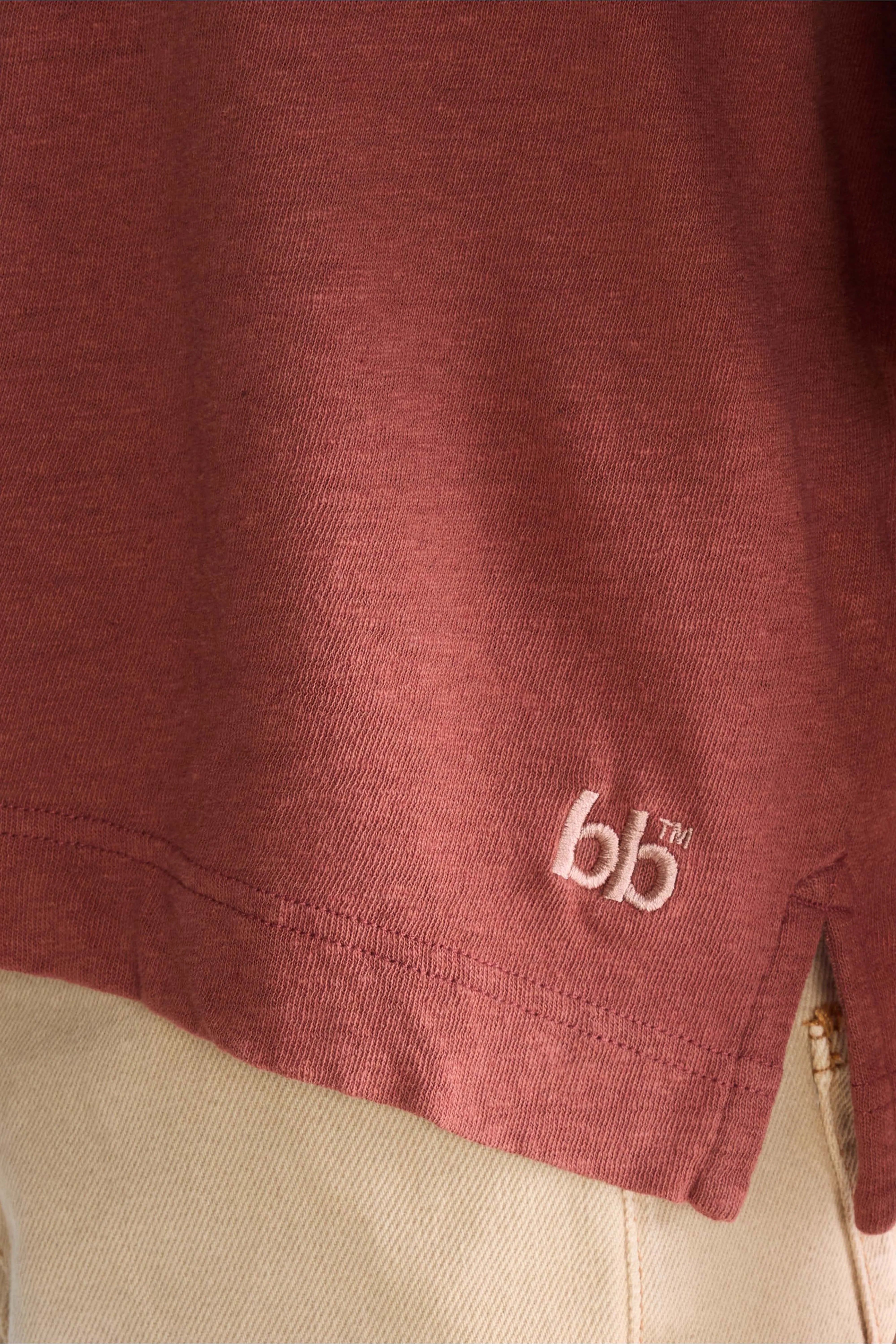 Vydel t-shirt met korte mouwen (261 / W / MAHOGANY)