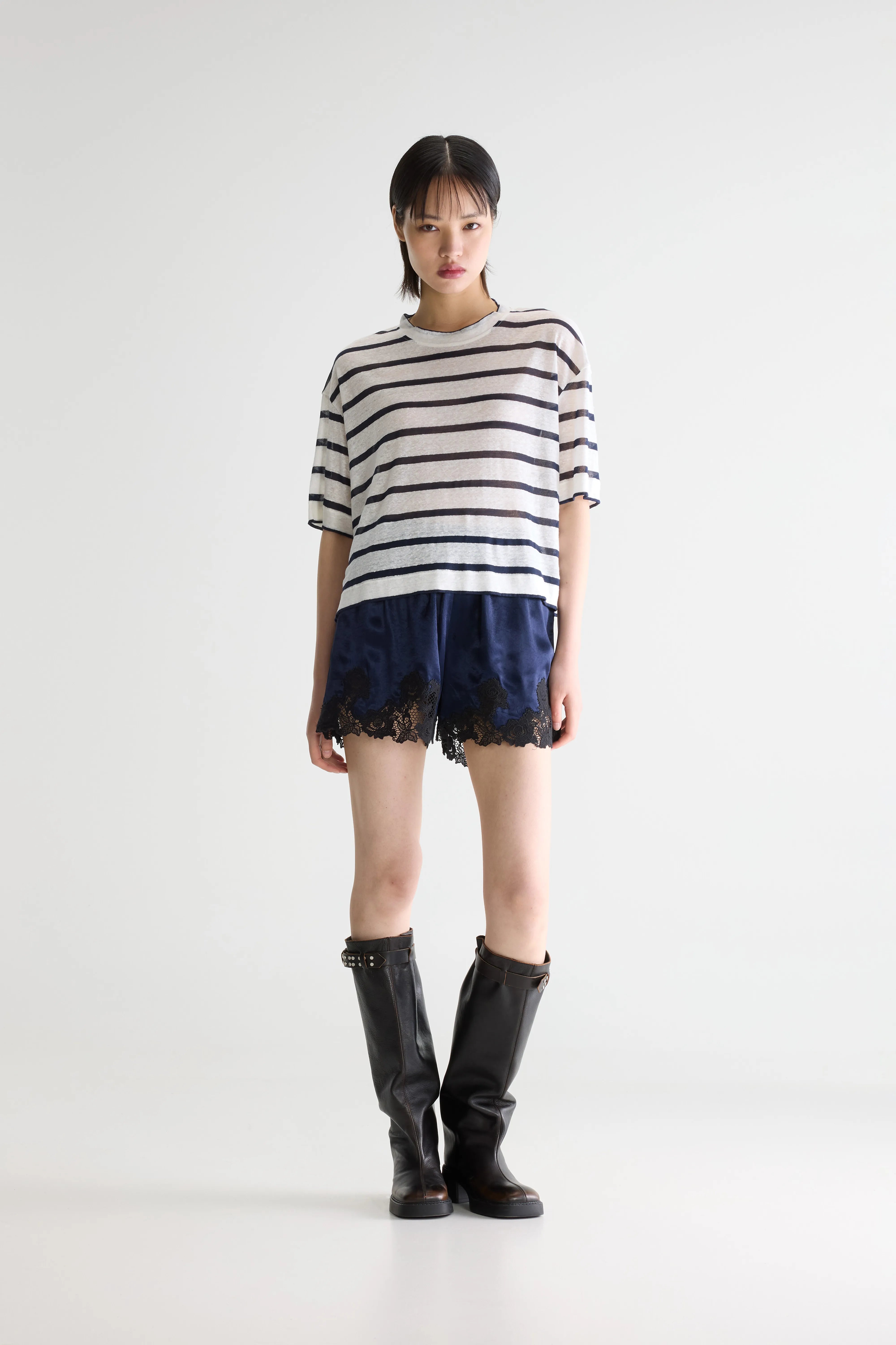 Vydel t-shirt met korte mouwen (261 / W / STRIPE B)