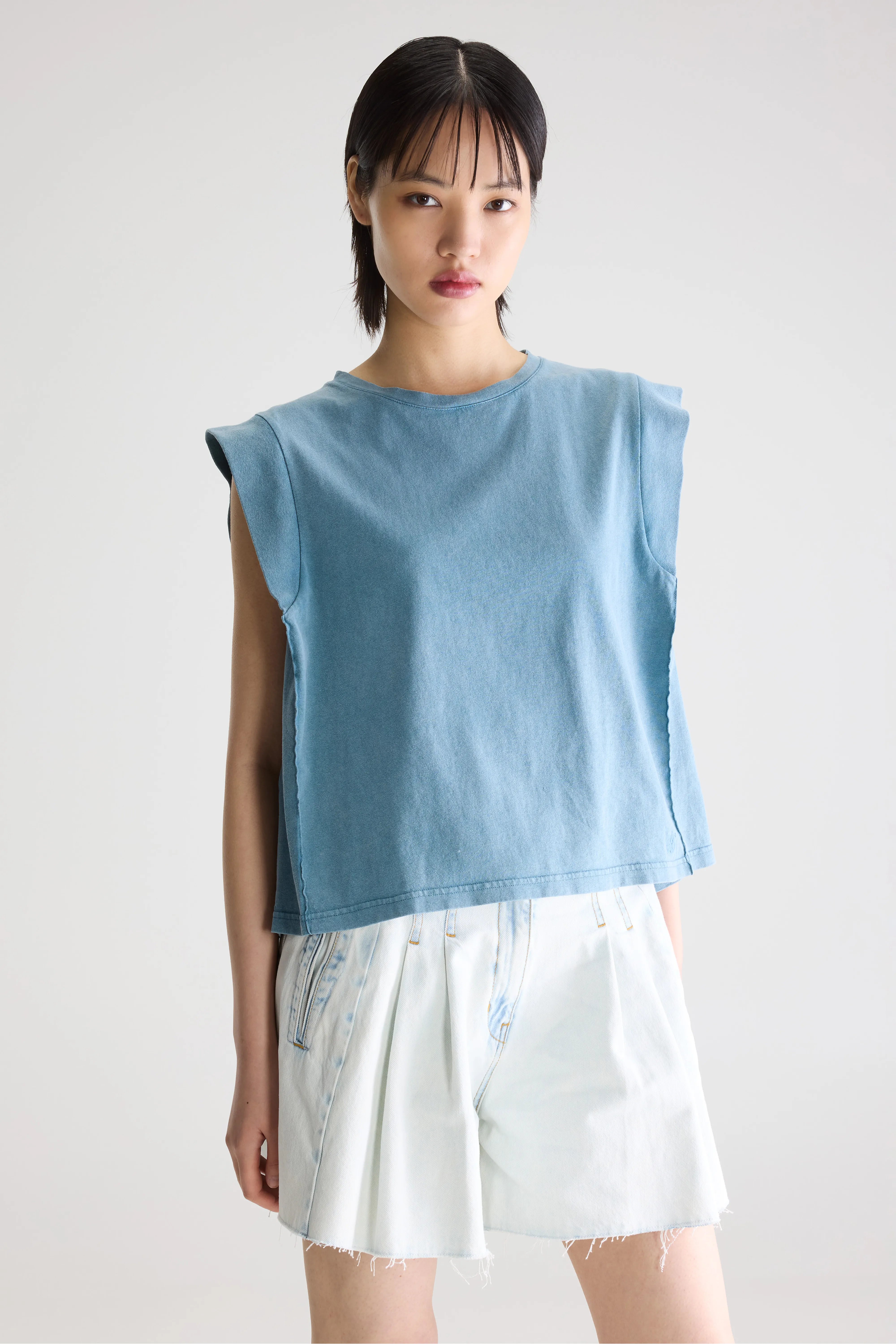 Vruno Mouwloos T-shirt - Artic Voor Dames | Bellerose