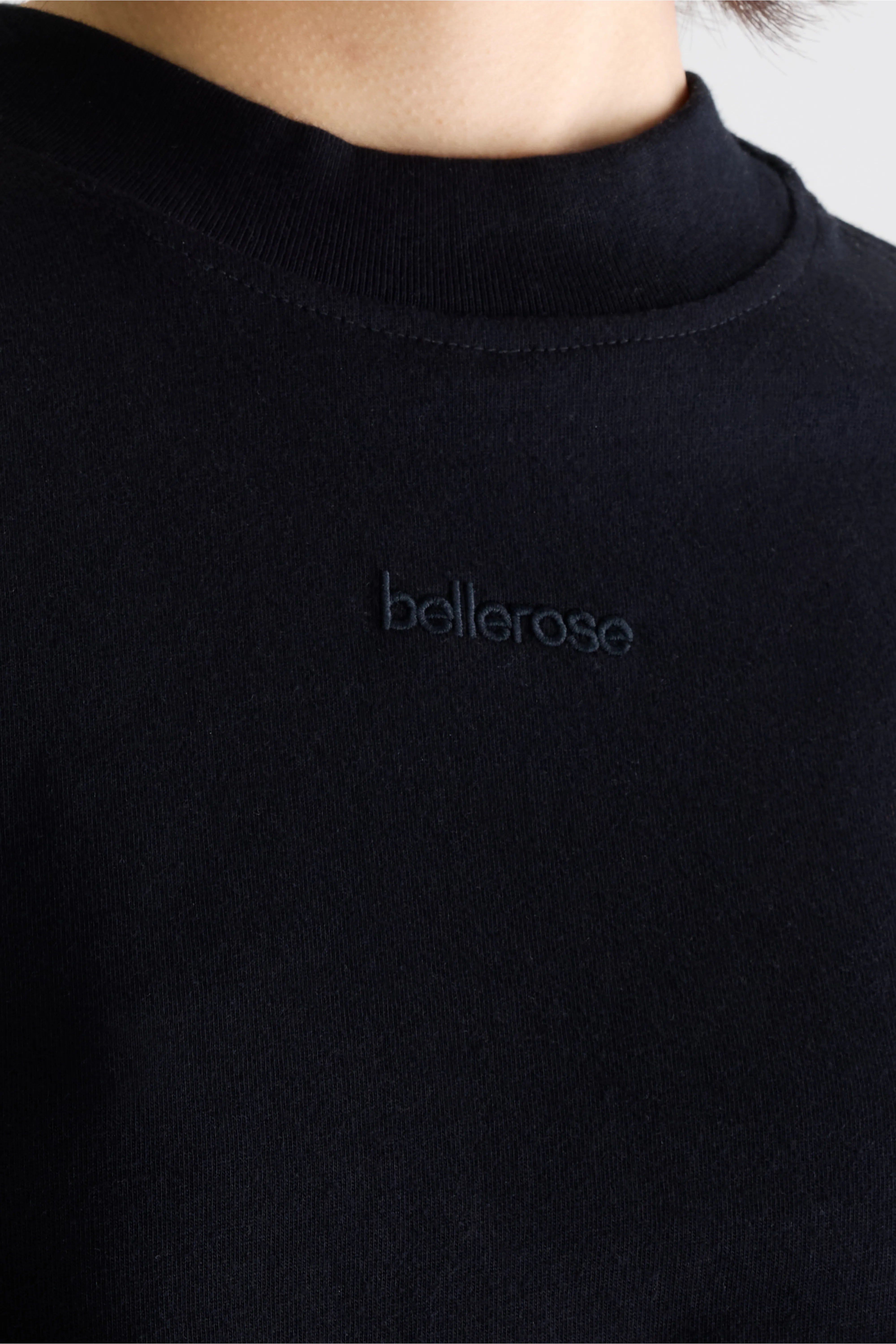 Flec slim t-shirt (261 / W / BLACK BLUE)