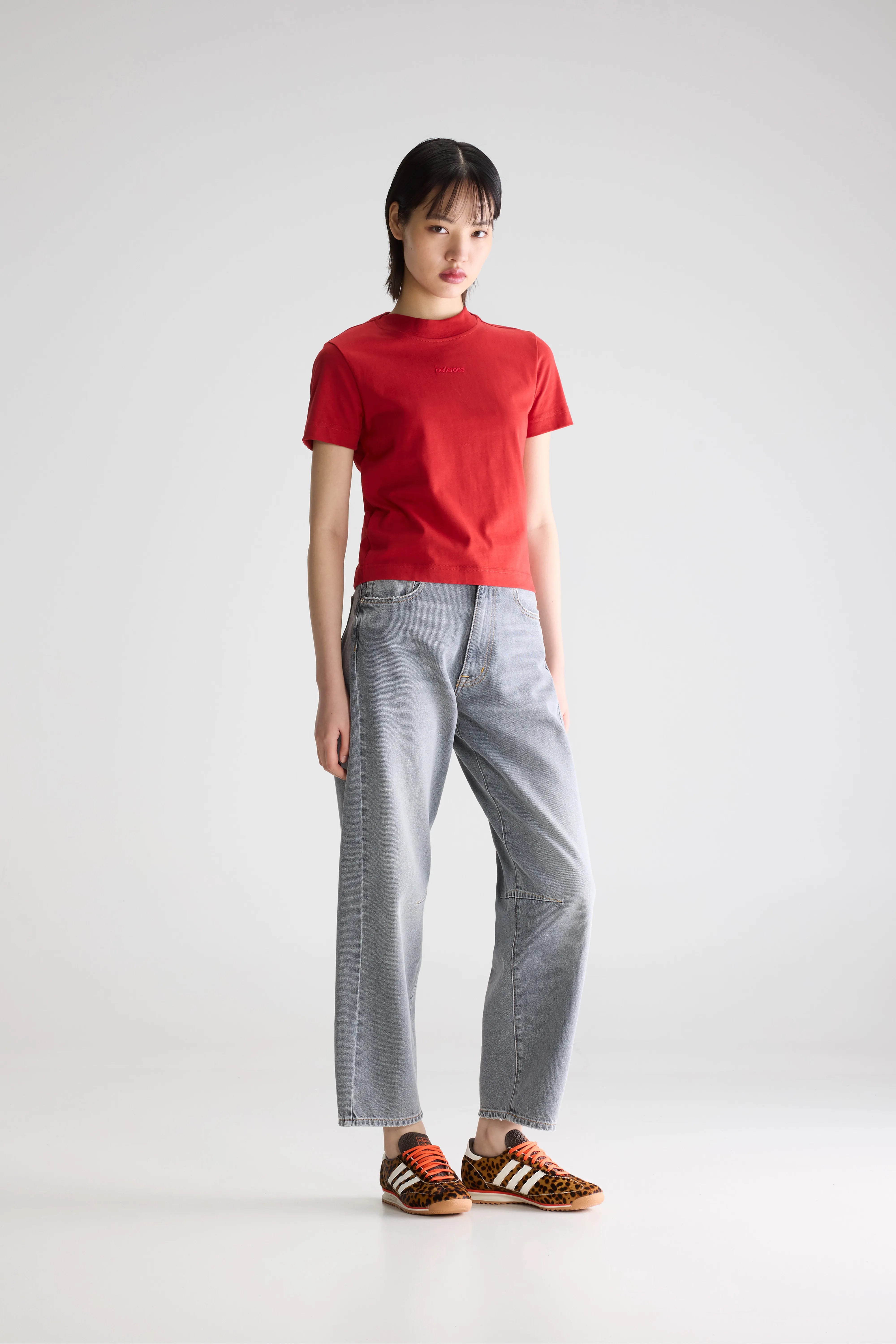 T-shirt slim Flec (261 / W / ECARLATE)