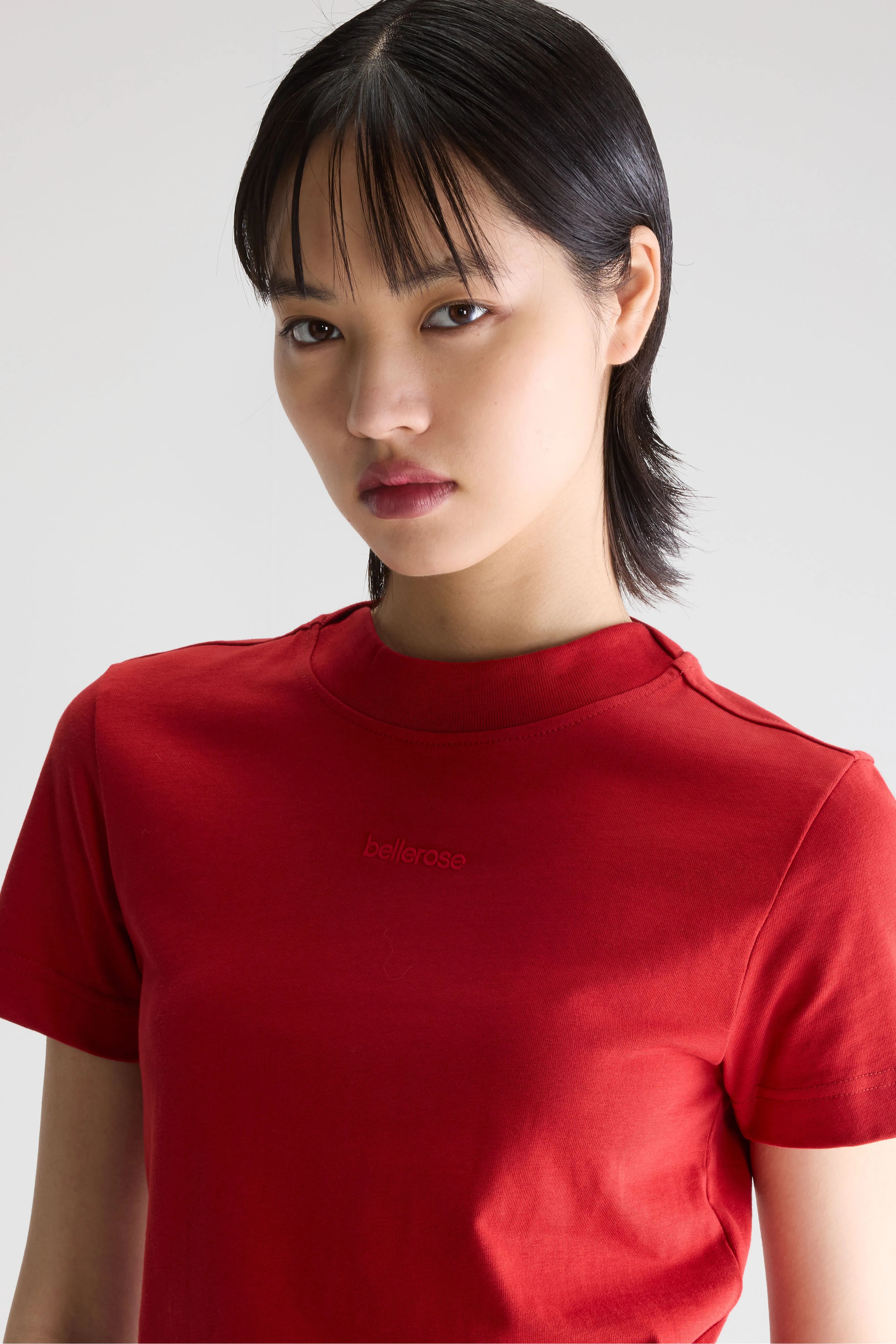 T-shirt slim Flec (261 / W / ECARLATE)