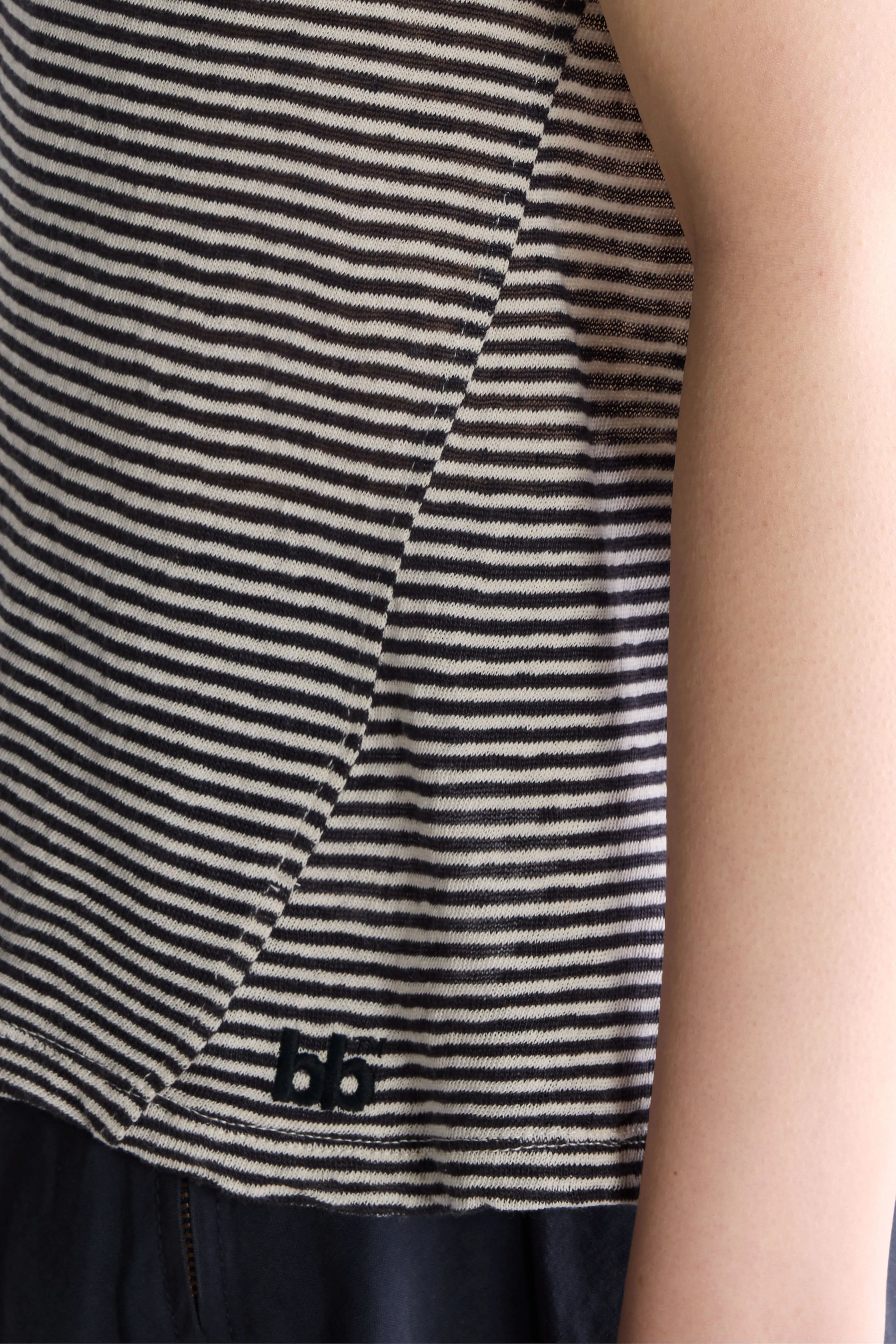 T-shirt col rond Vlyn (261 / W / STRIPE A)