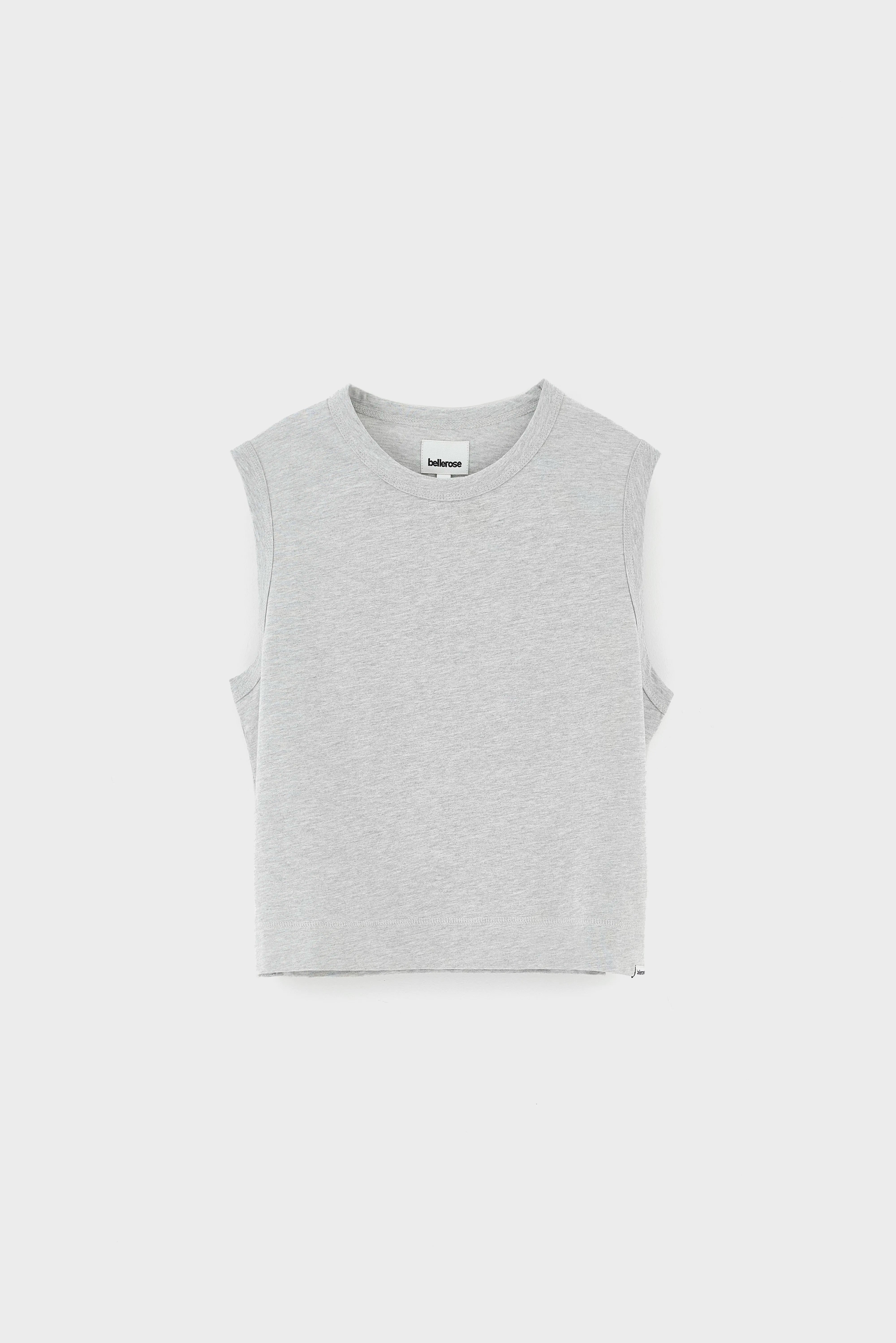 Cuare klassieke tanktop (261 / W / H. GREY)