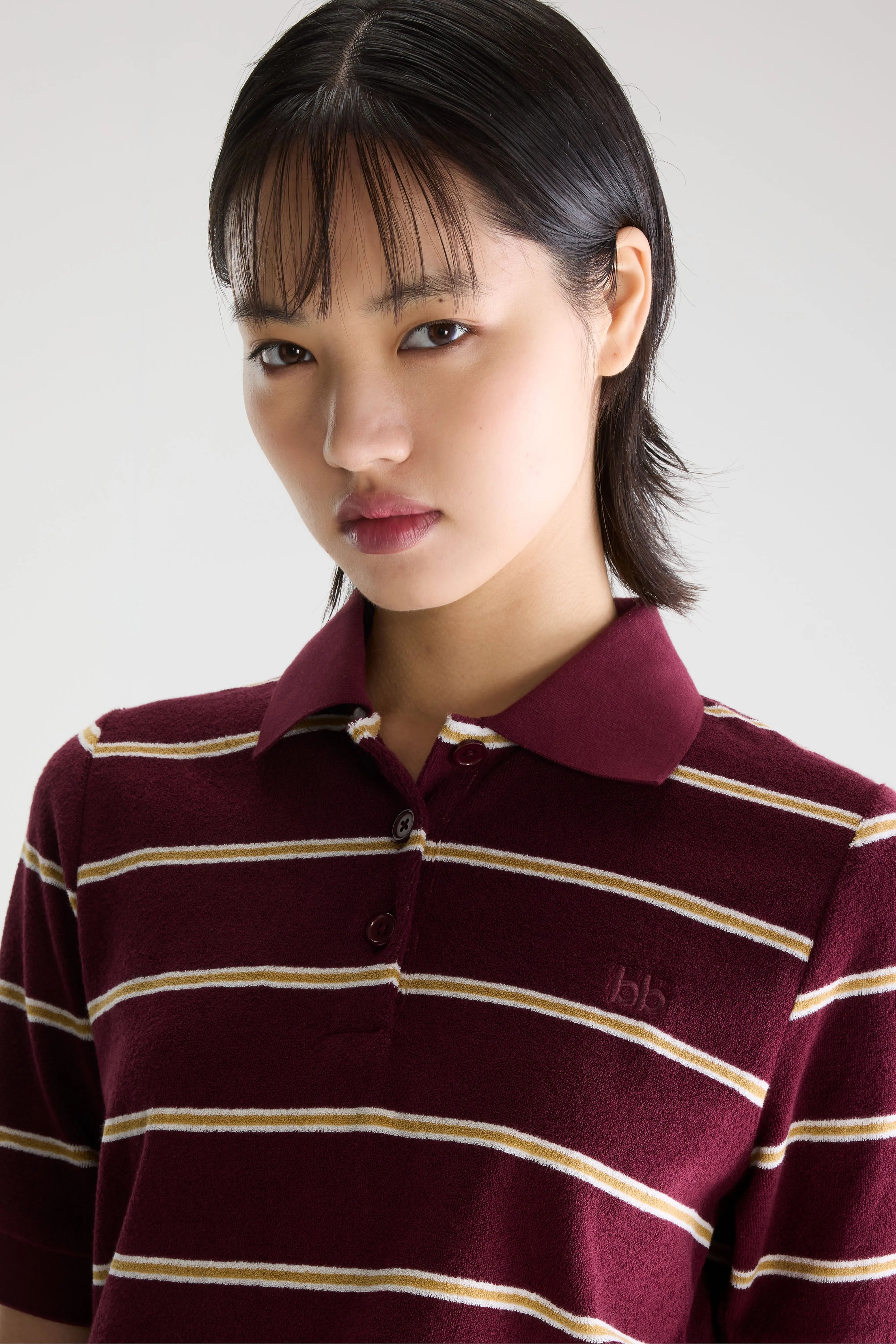 Crixus polo in badstof (261 / W / STRIPE A)