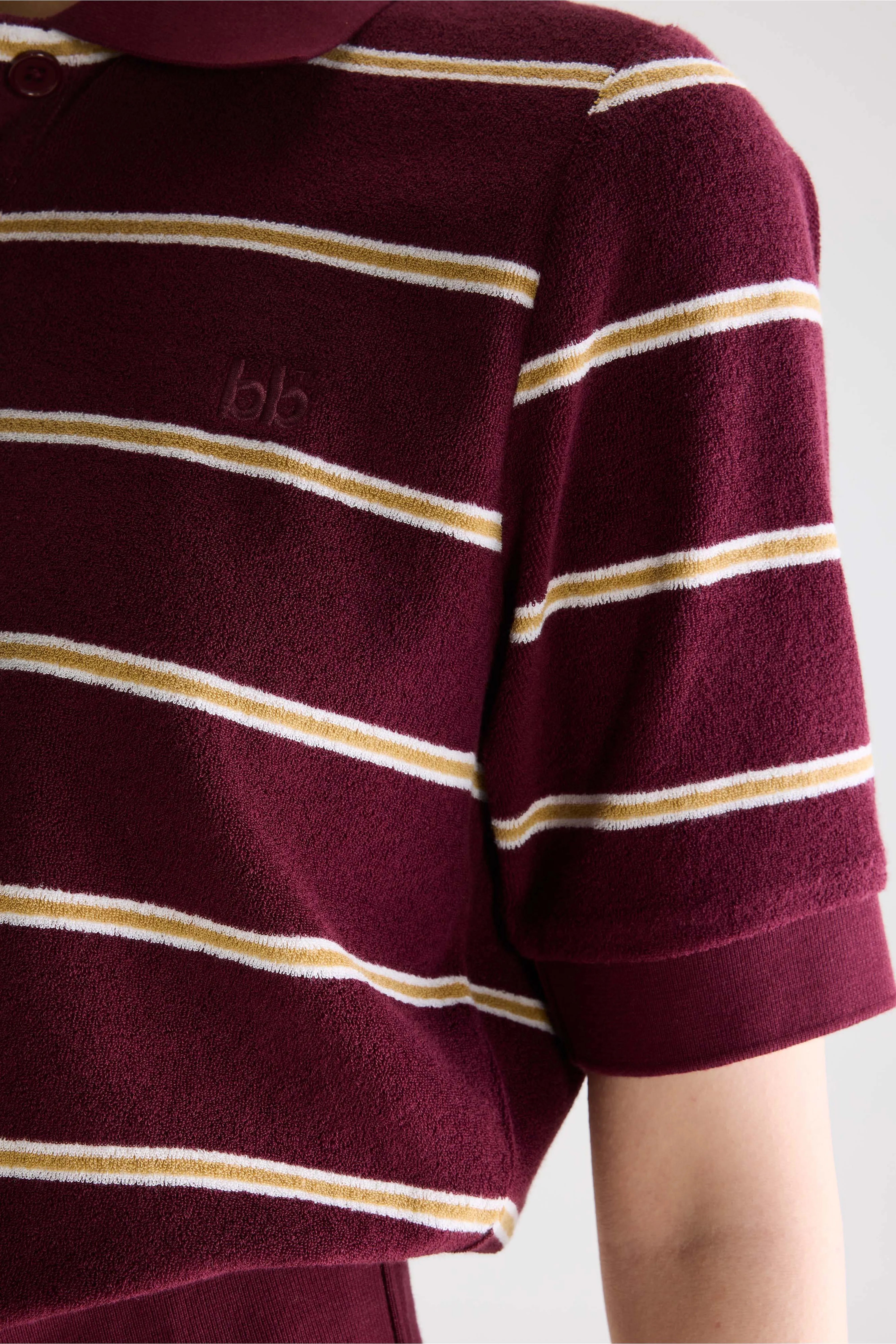 Crixus polo in badstof (261 / W / STRIPE A)
