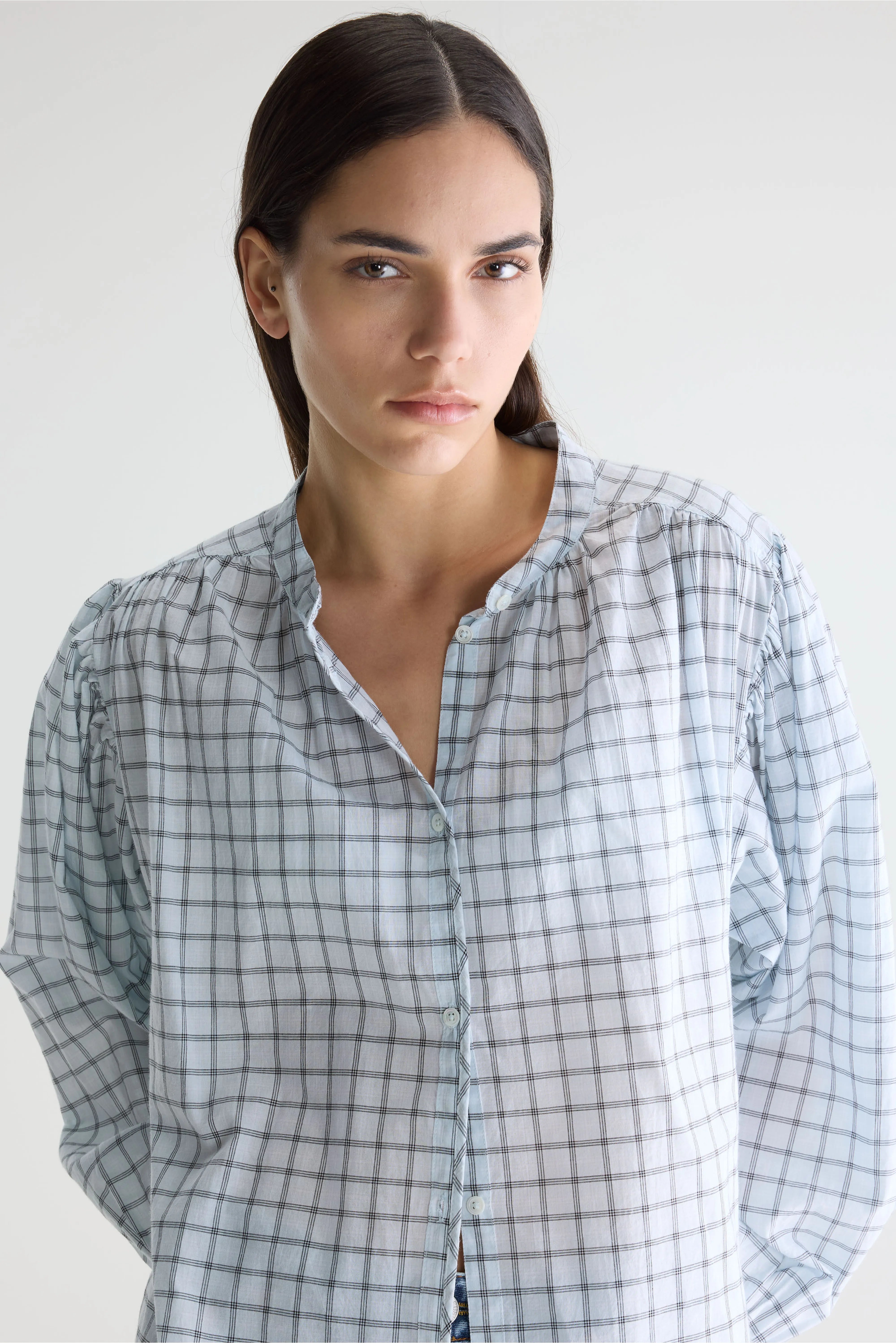 Blouse à carreaux Cherry (261 / W / CHECK B)