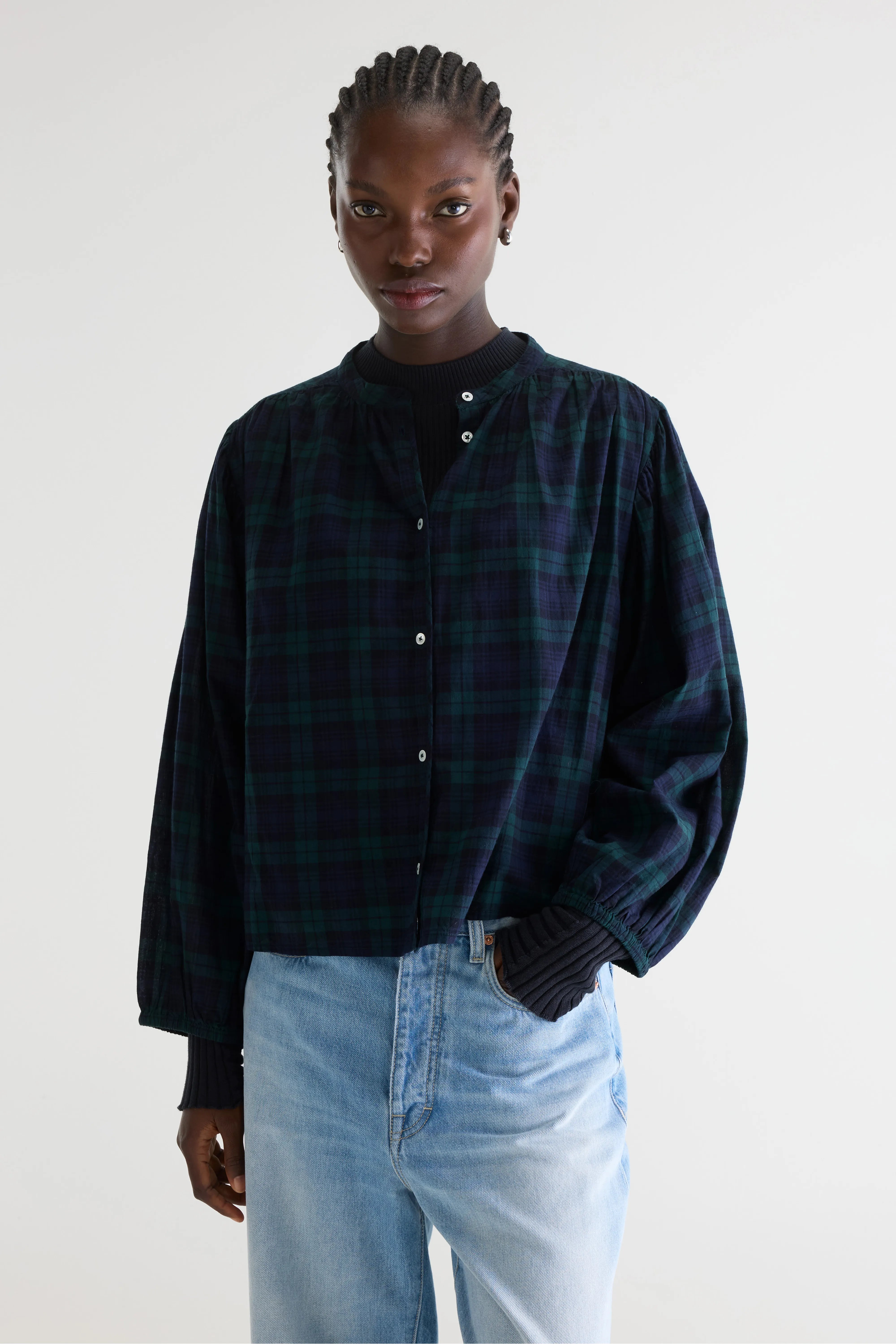 Cherry geruite blouse (261 / W / CHECK A)