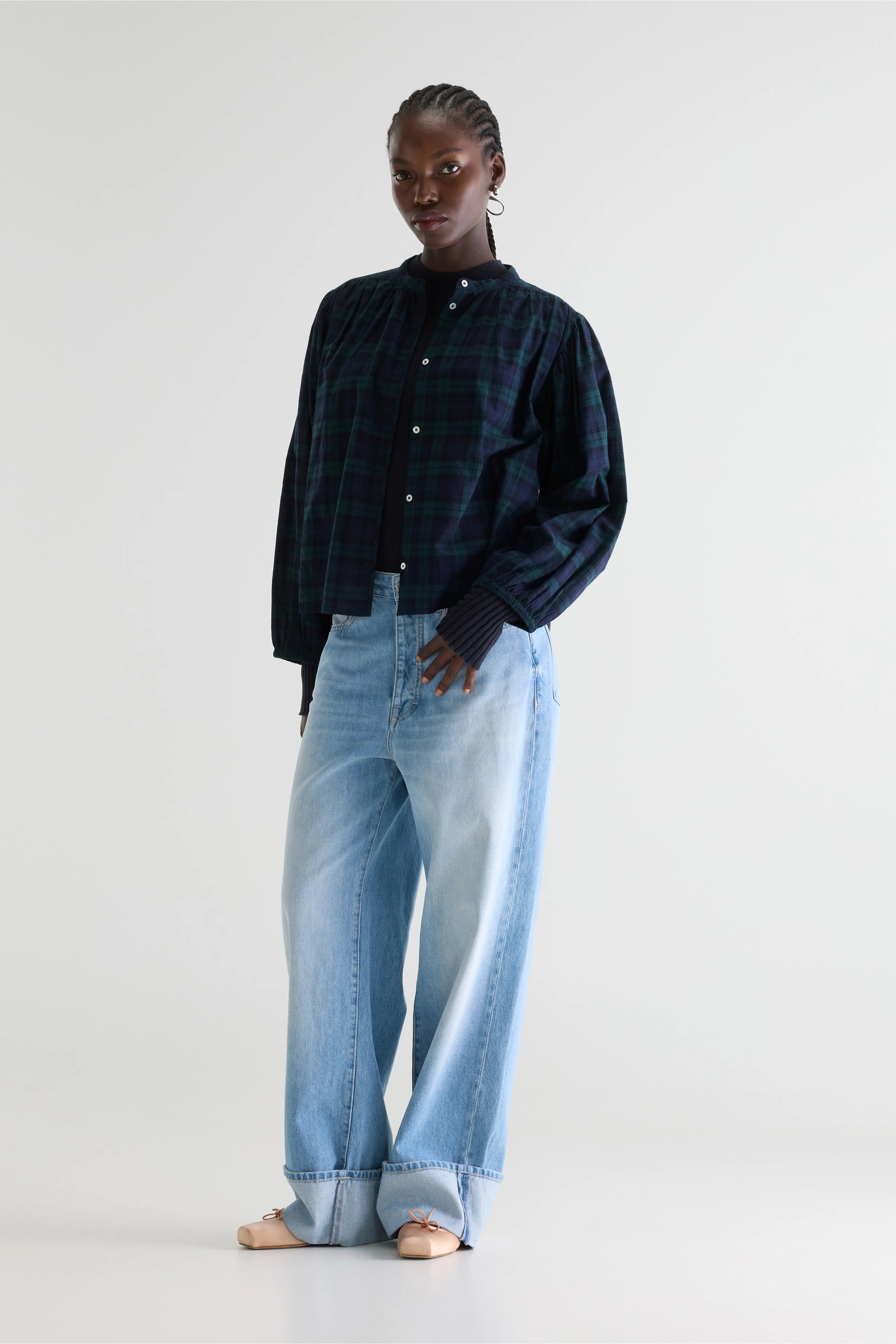 Cherry geruite blouse (261 / W / CHECK A)