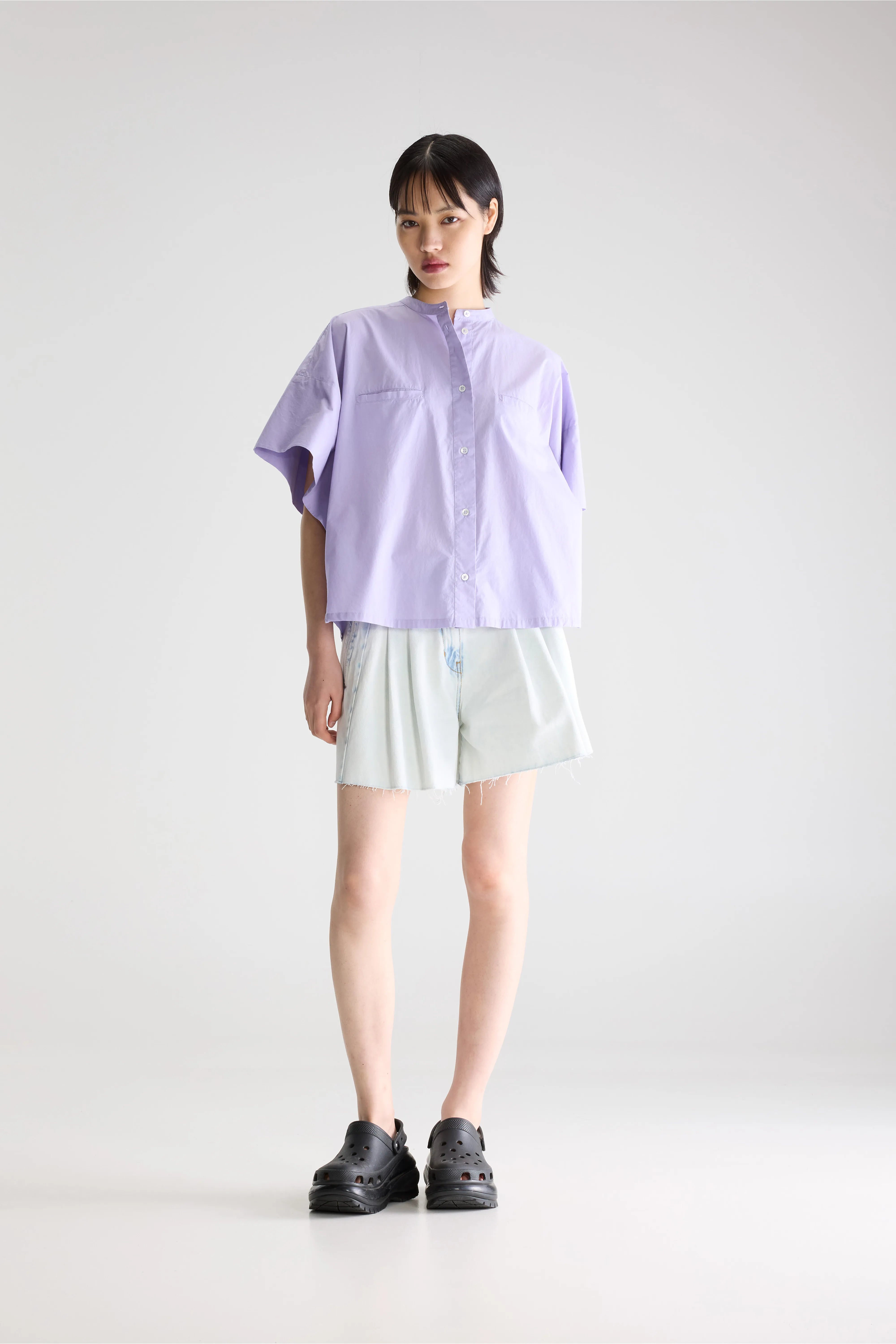 Cloe sleeveless shirt (261 / W / IRIS)