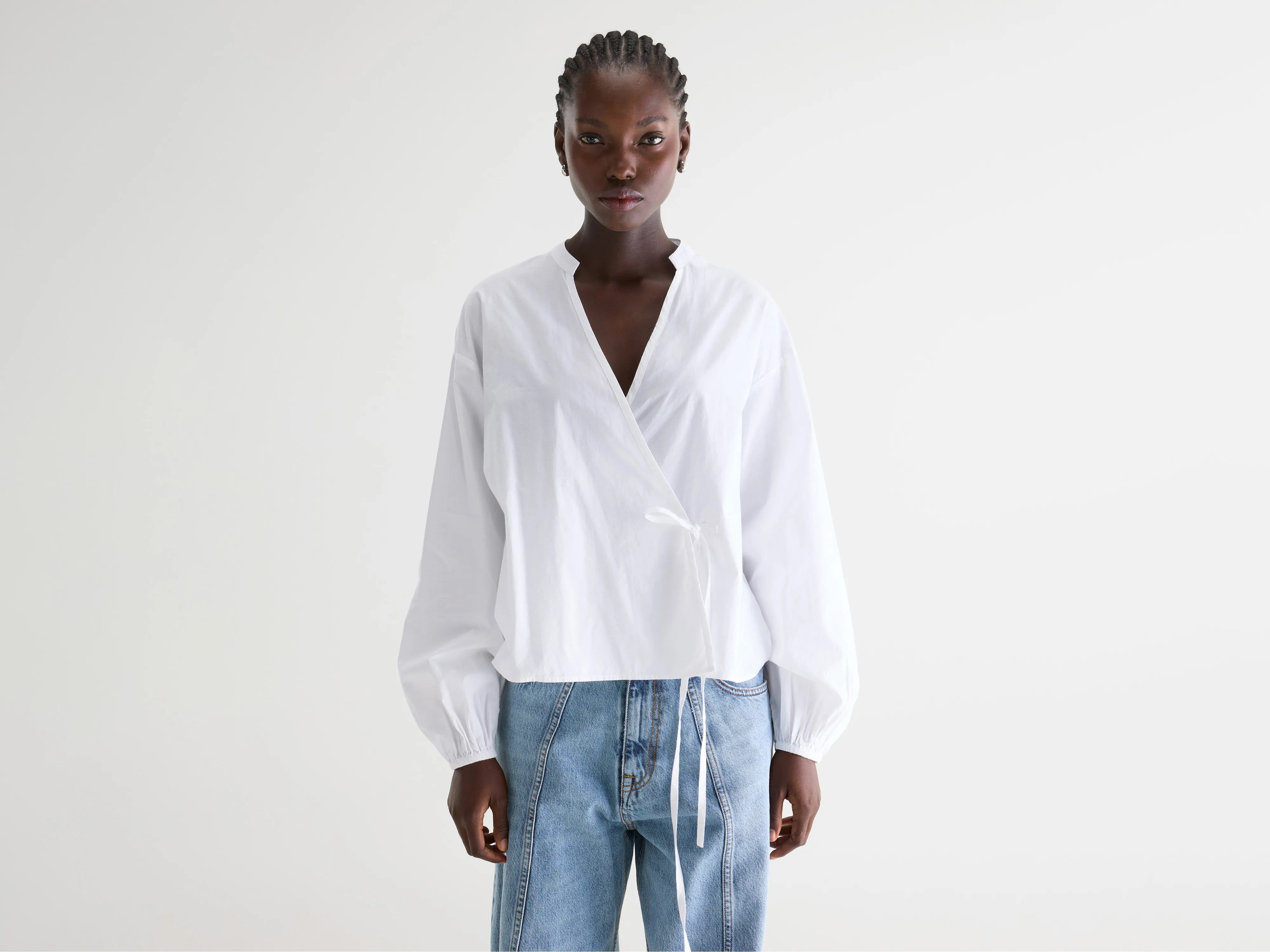 Blouse croisée Collin (261 / W / WHITE)