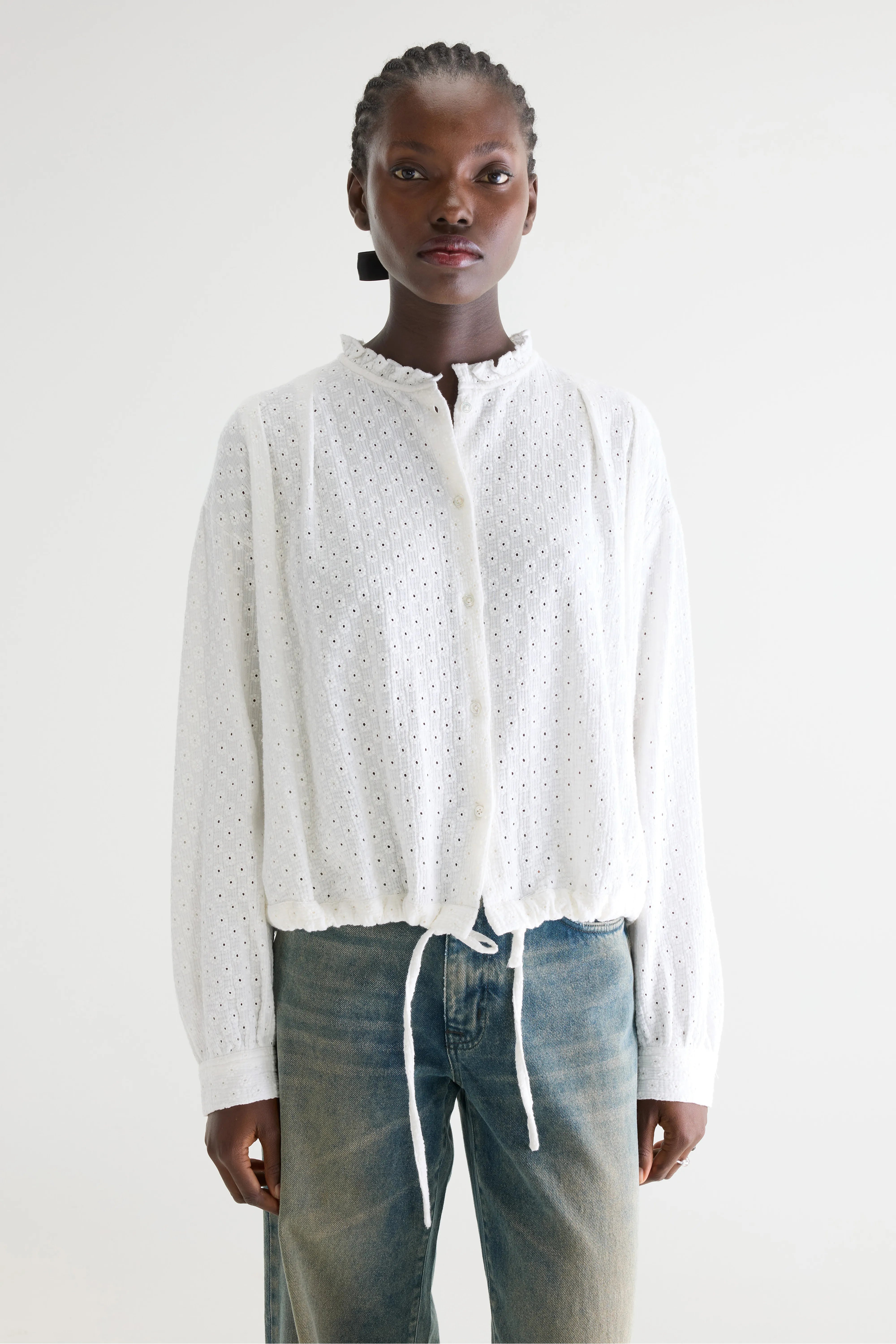 Blouse brodée Chelsy (261 / W / NATURAL)