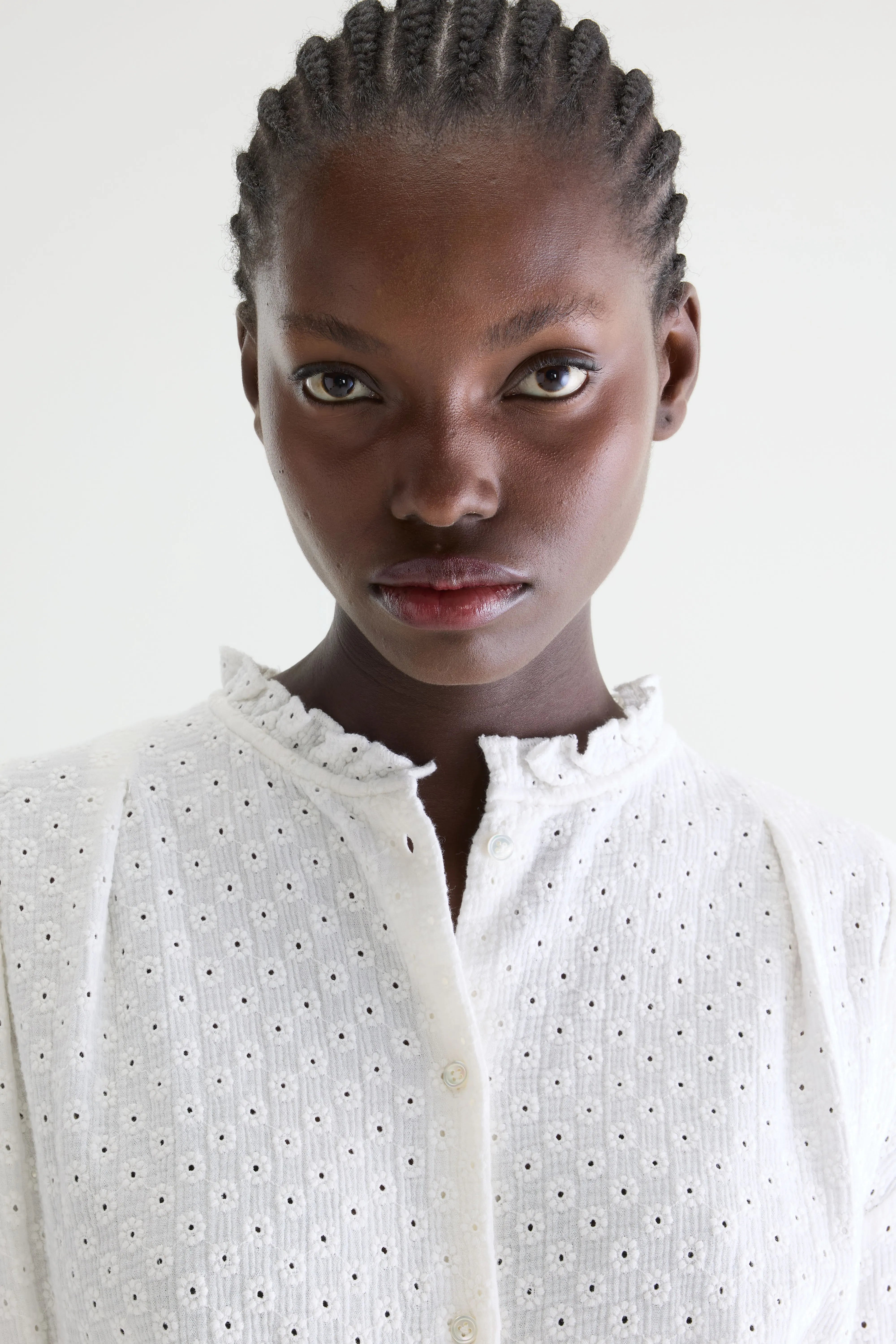 Blouse brodée Chelsy (261 / W / NATURAL)