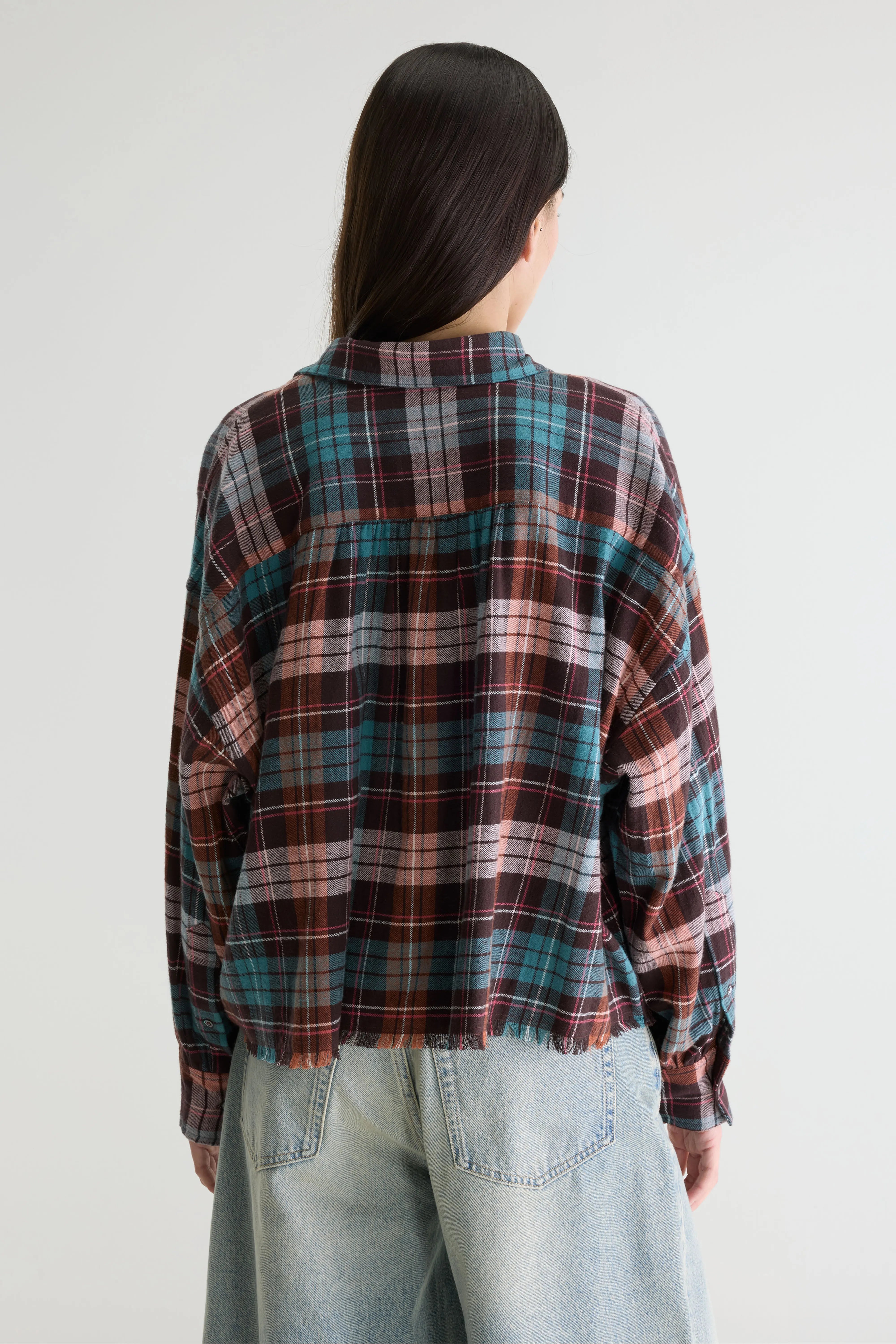 Kraft cropped hemd (261 / W / CHECK A)