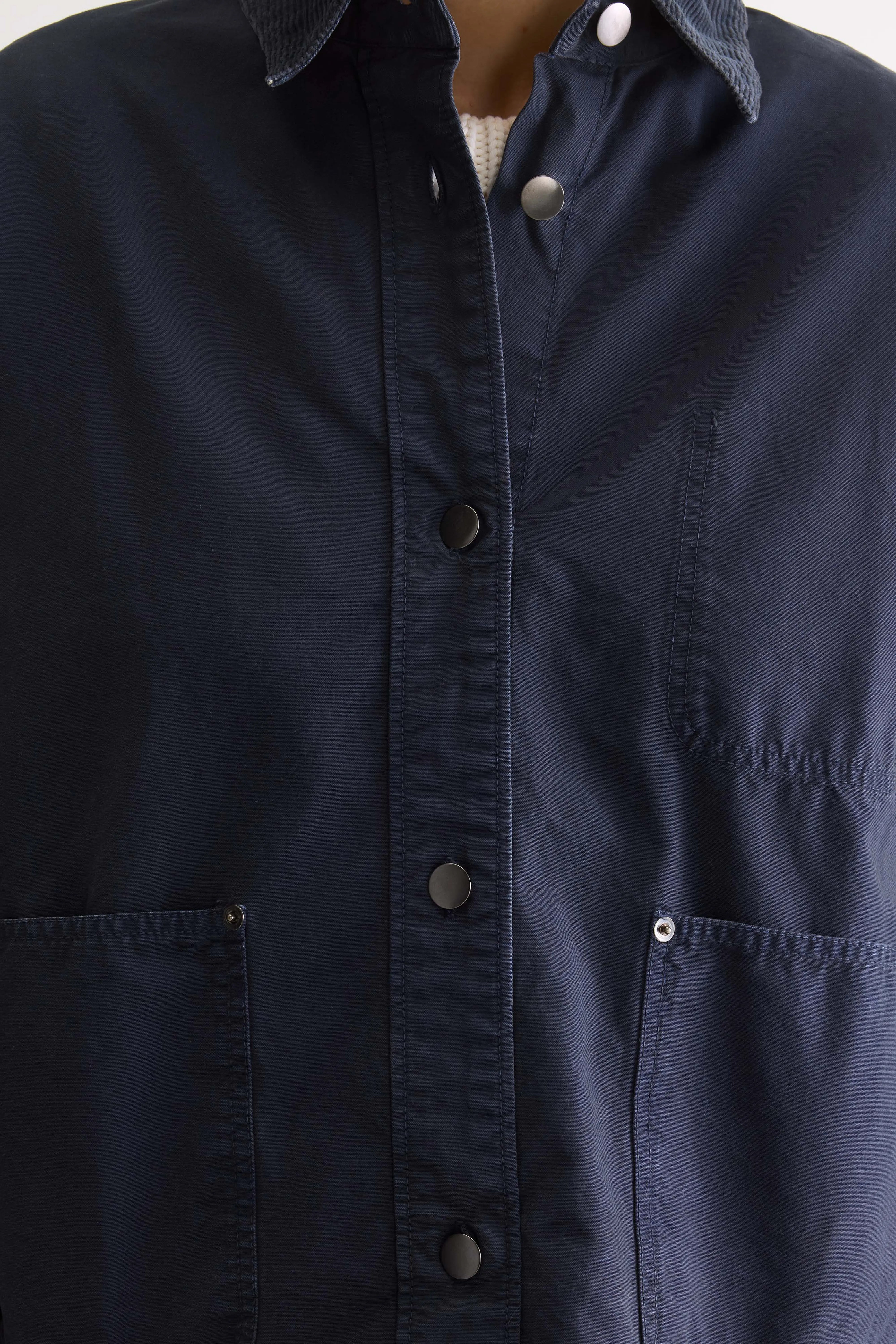Wandy relaxed overshirt (261 / W / NAVY)