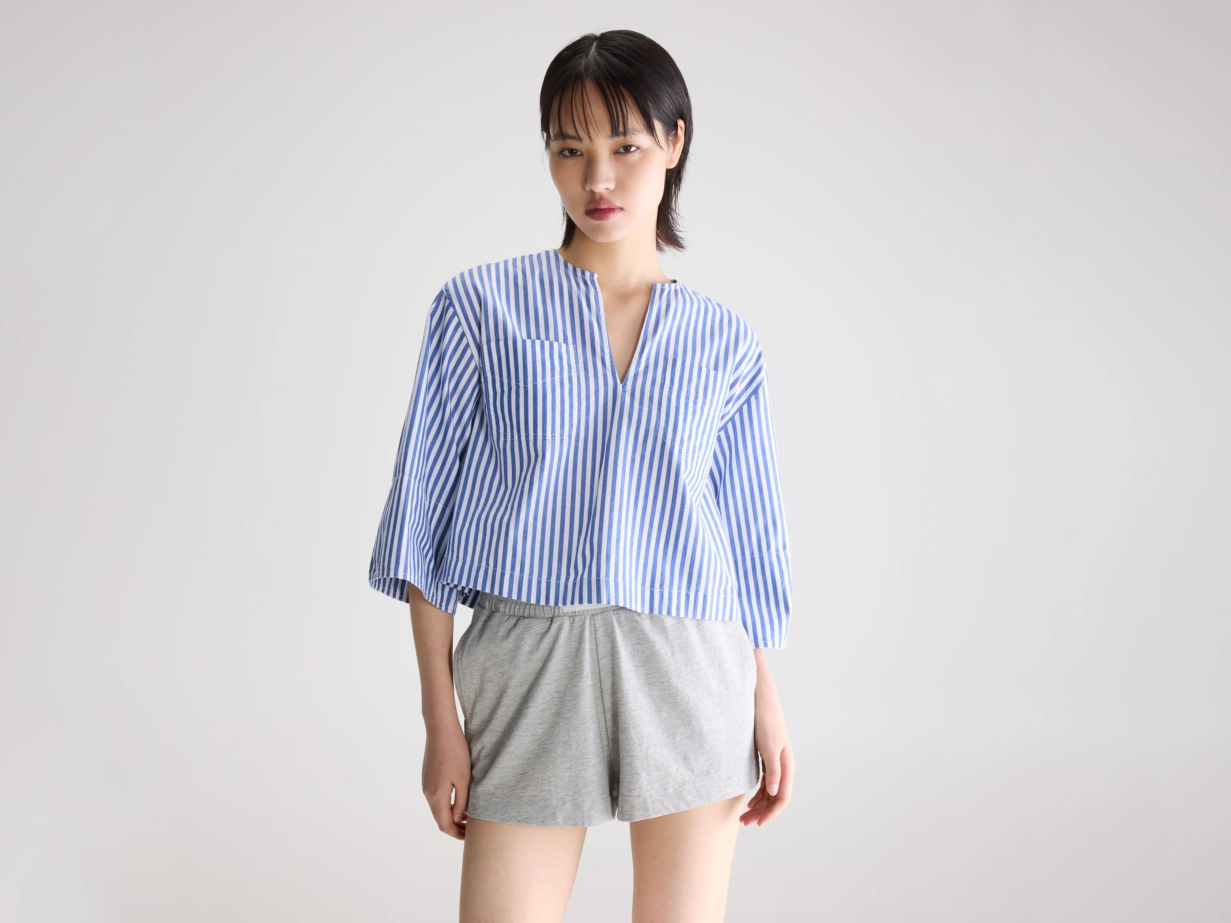Chalk relaxed hemd (261 / W / STRIPE A)