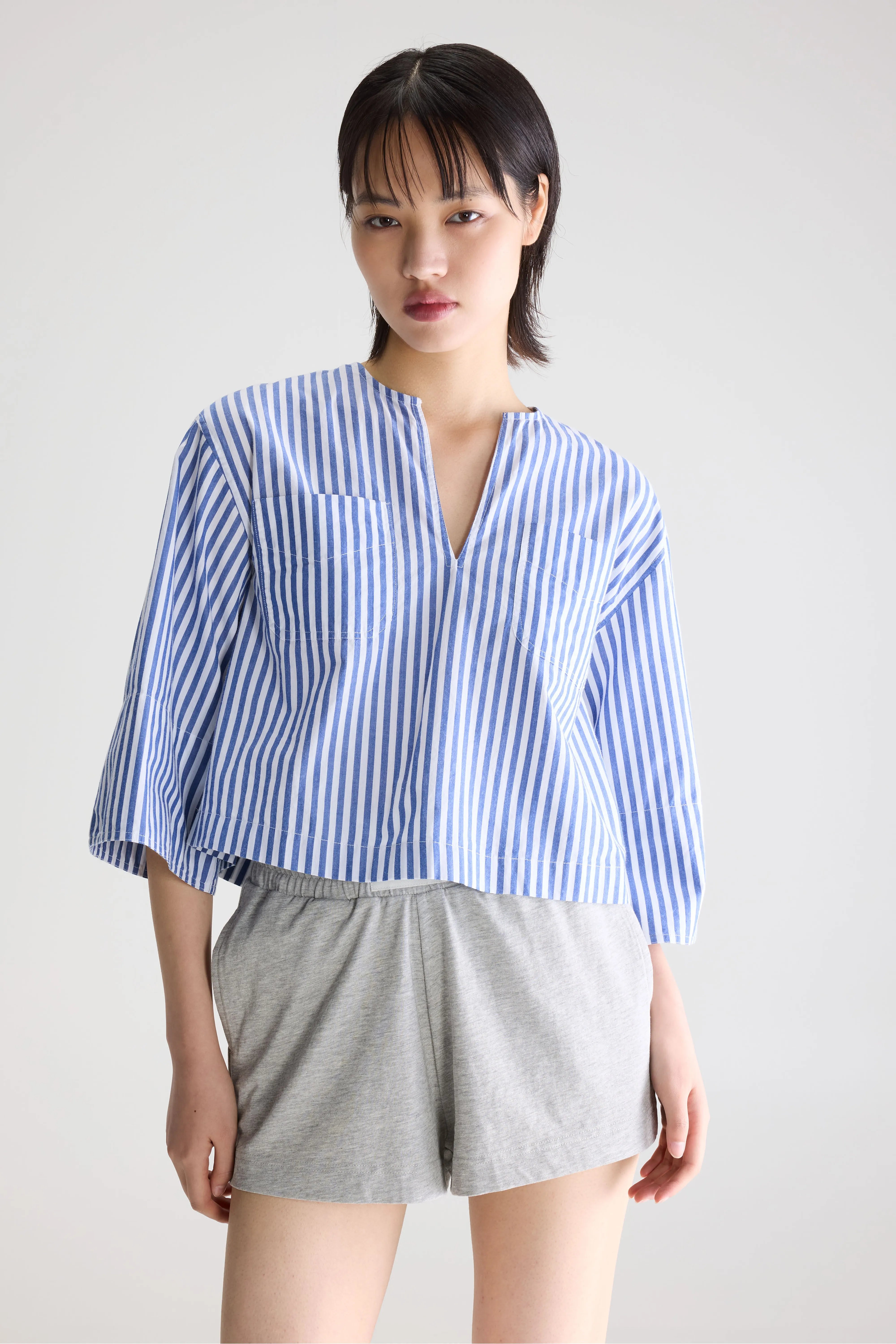Chalk relaxed hemd (261 / W / STRIPE A)