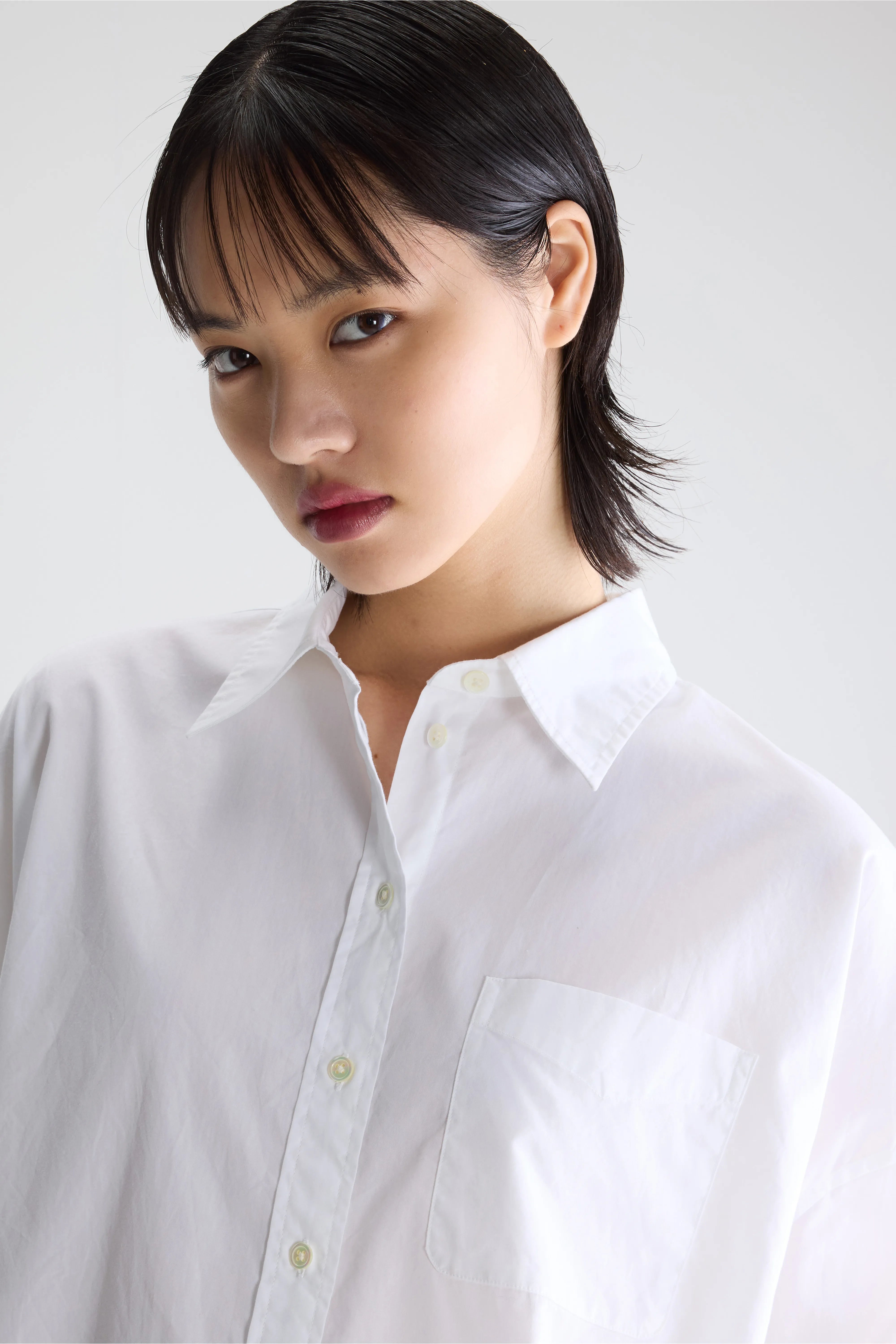 Ginger cotton shirt (261 / W / WHITE)