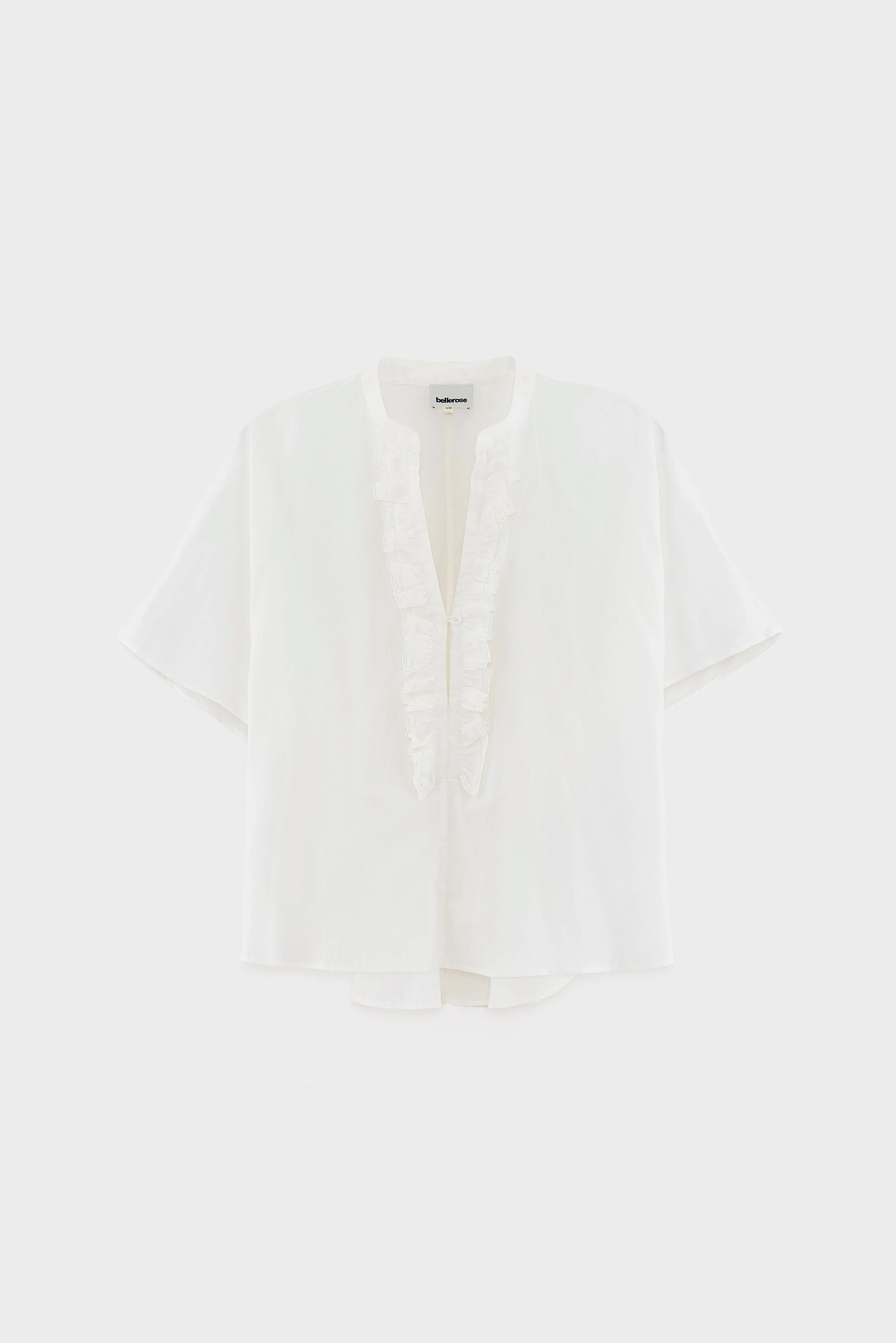Blouse à volants Dahlia (261 / W / WHITE)