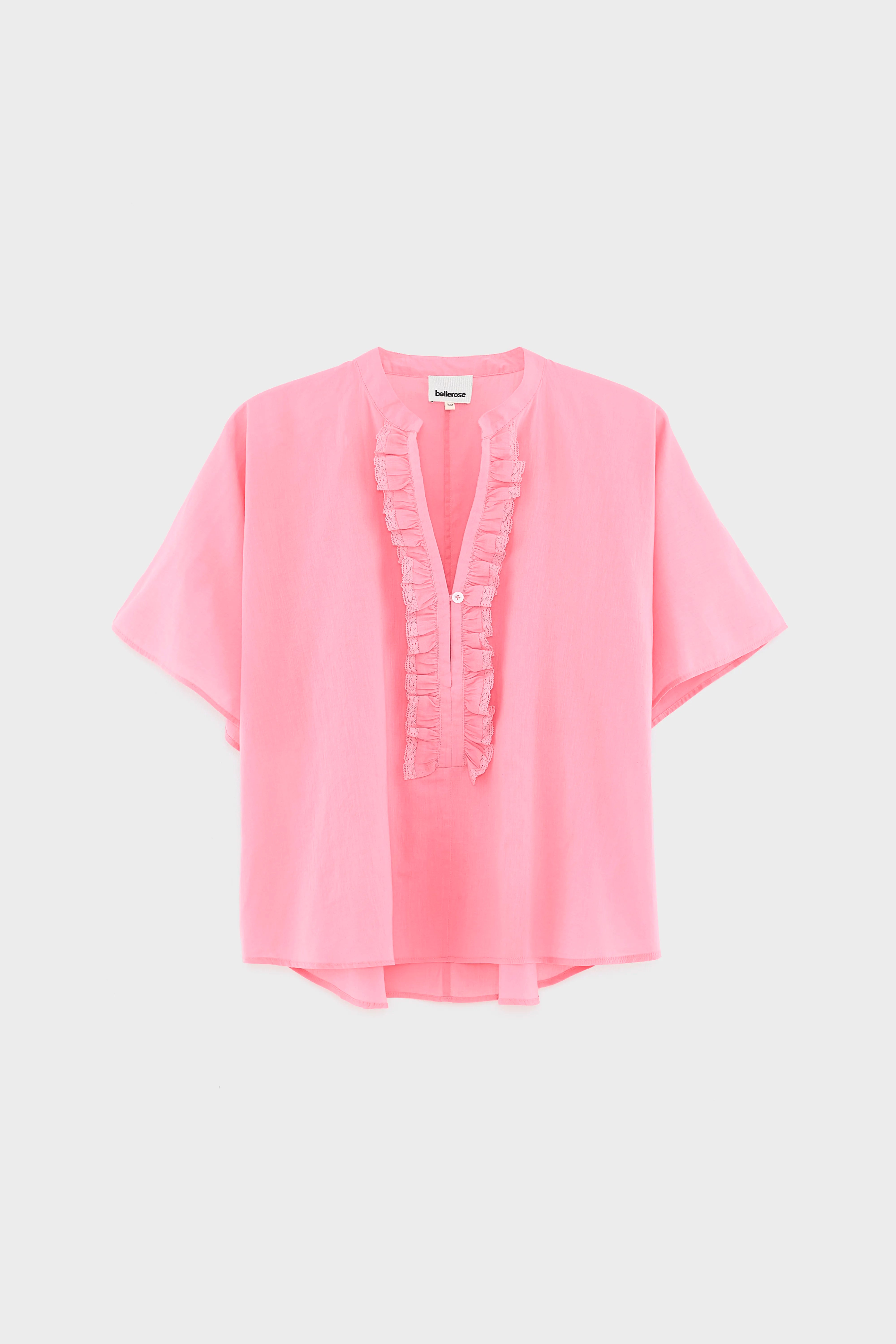 Blouse à volants Dahlia (261 / W / GERANIUM)