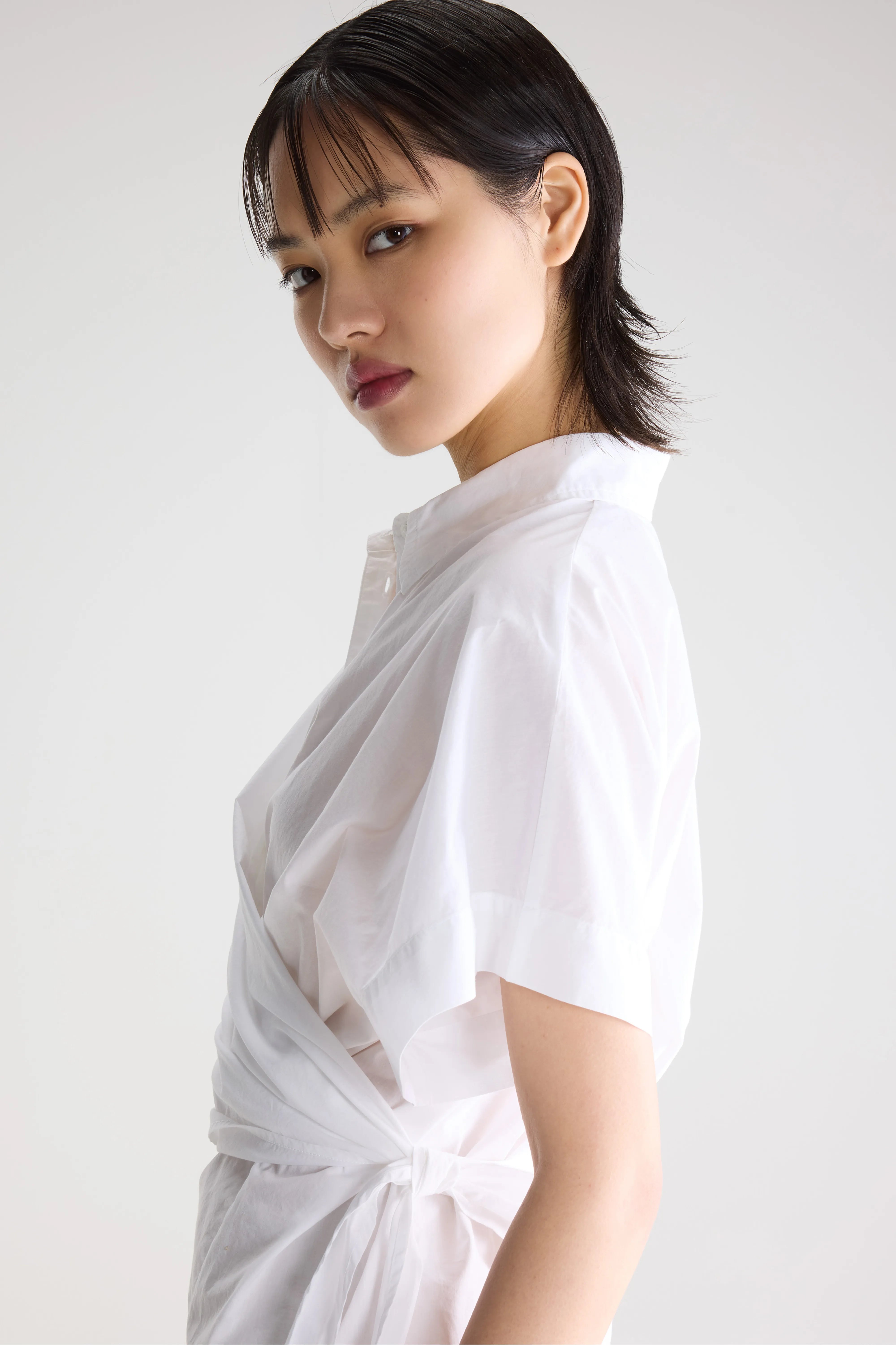 Blouse à nouer Coral (261 / W / WHITE)