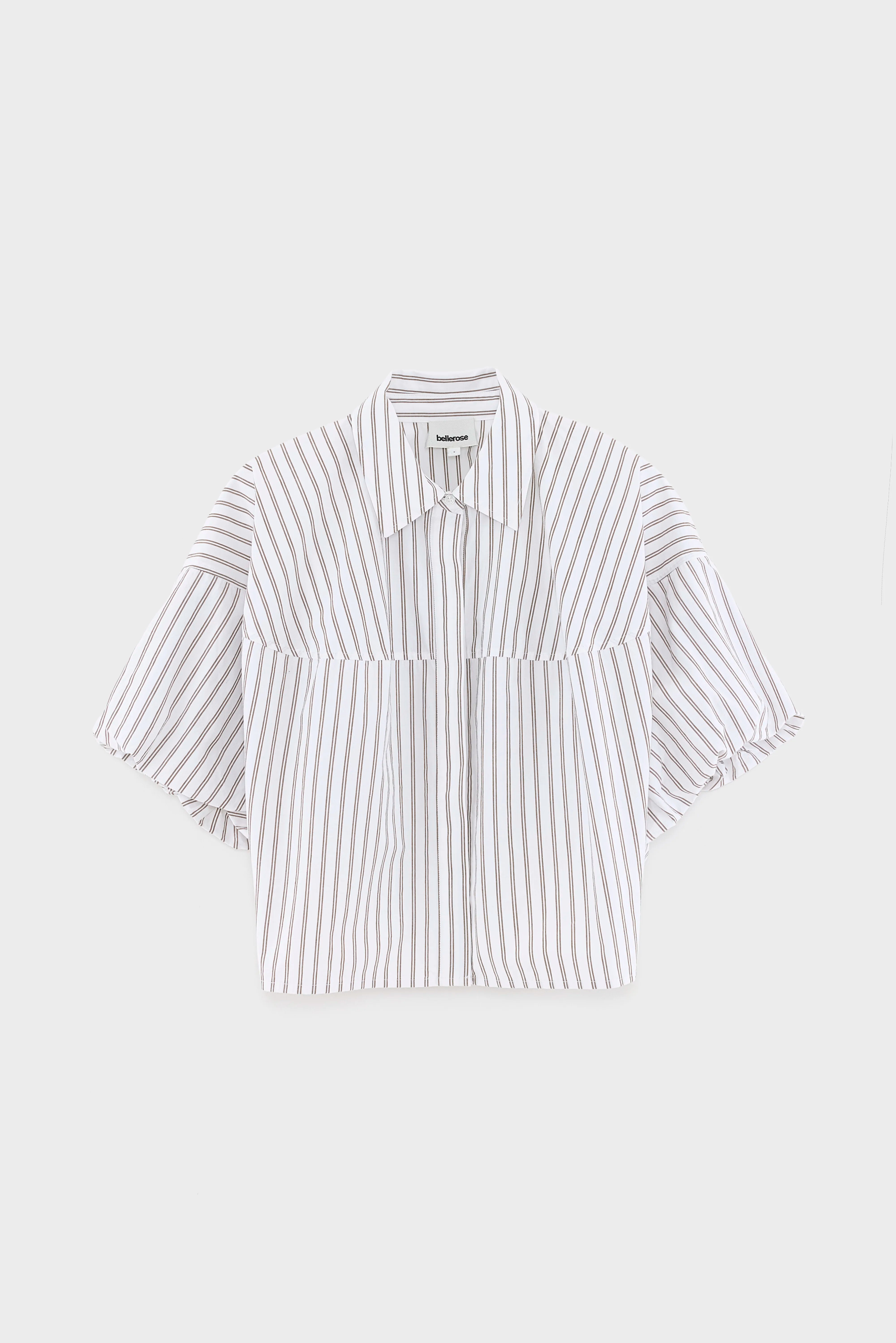 Cassy balloon shirt (261 / W / STRIPE A)