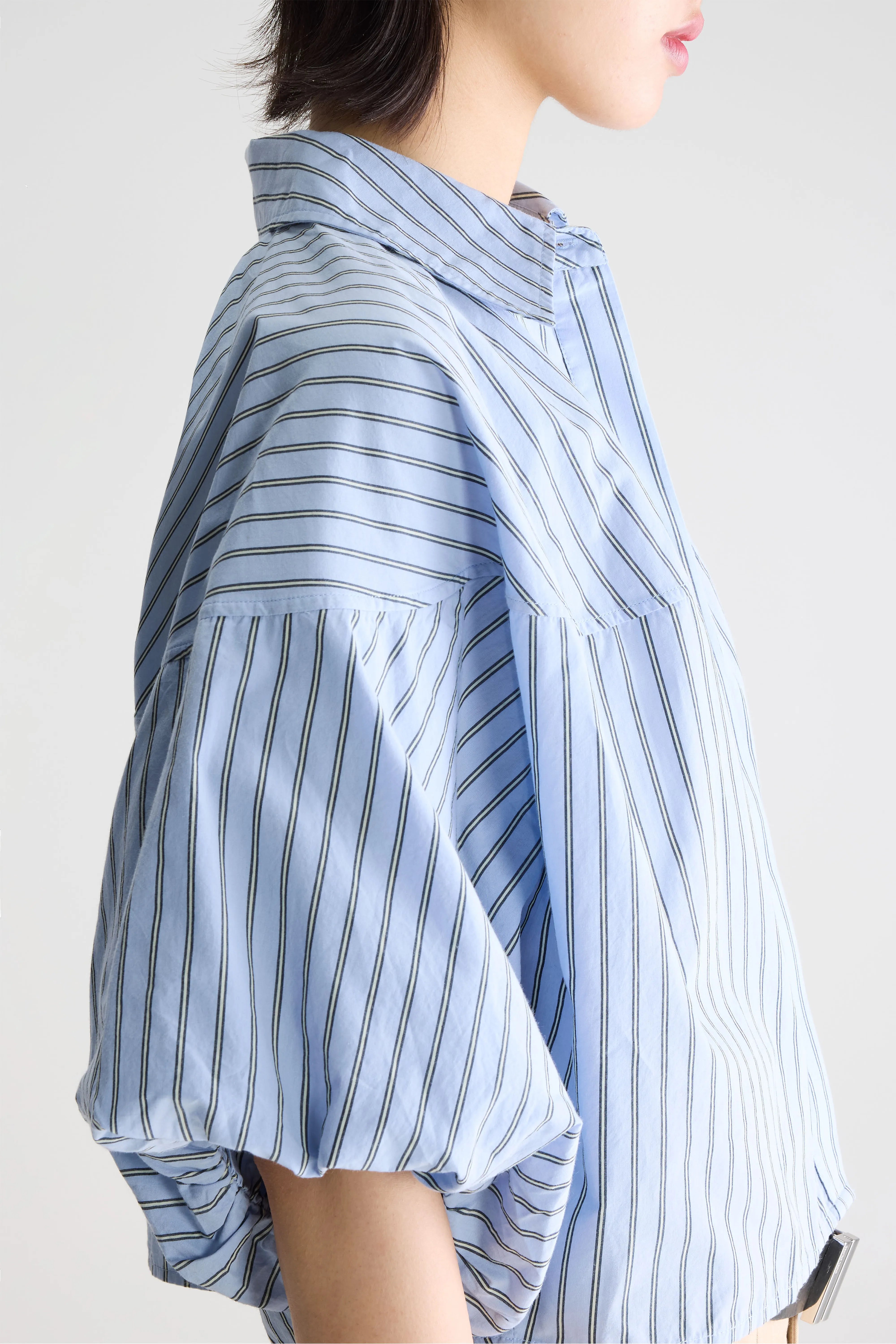 Chemise ballon Cassy (261 / W / STRIPE B)