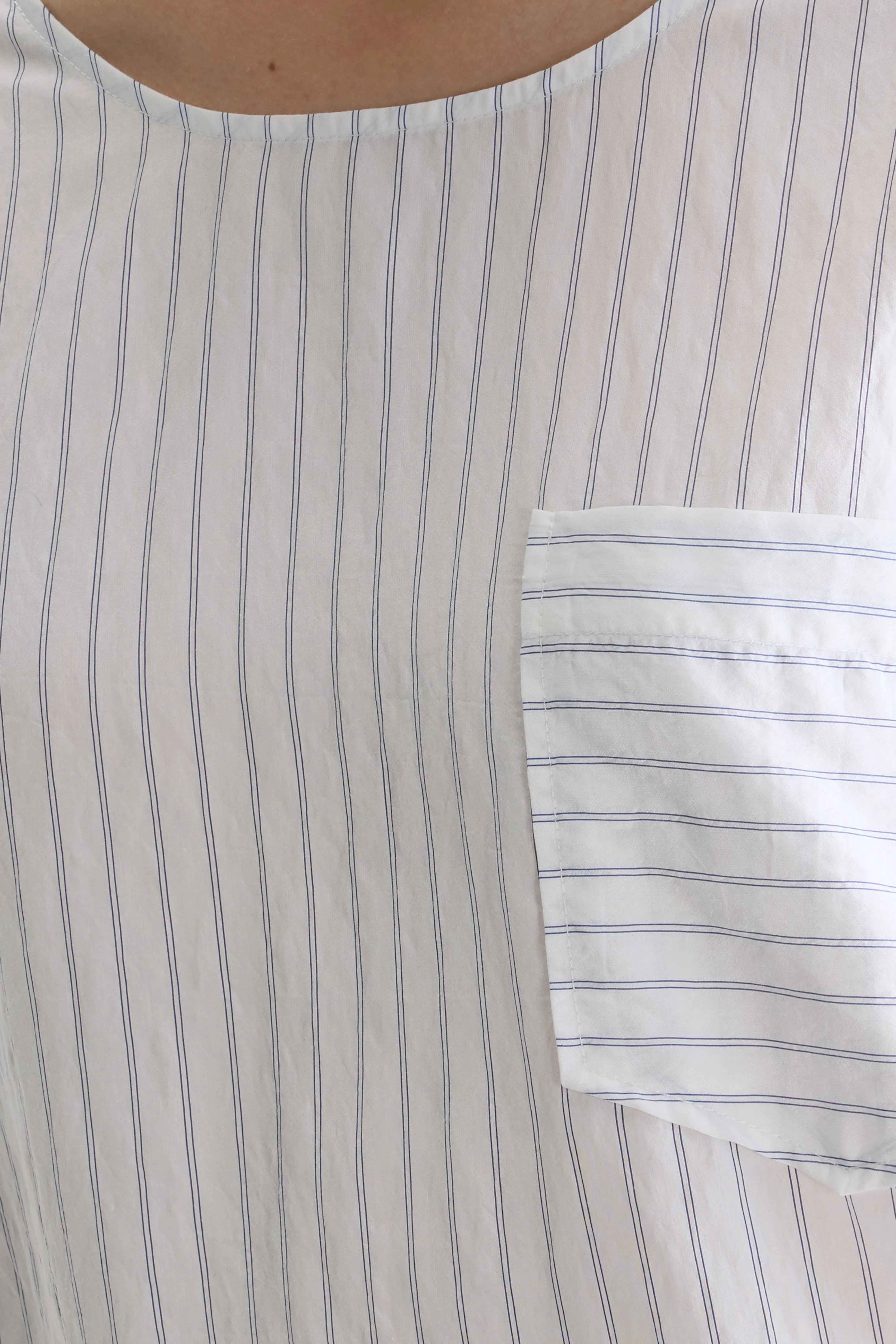 Blouse à manches courtes Soleil (261 / W / STRIPE A)