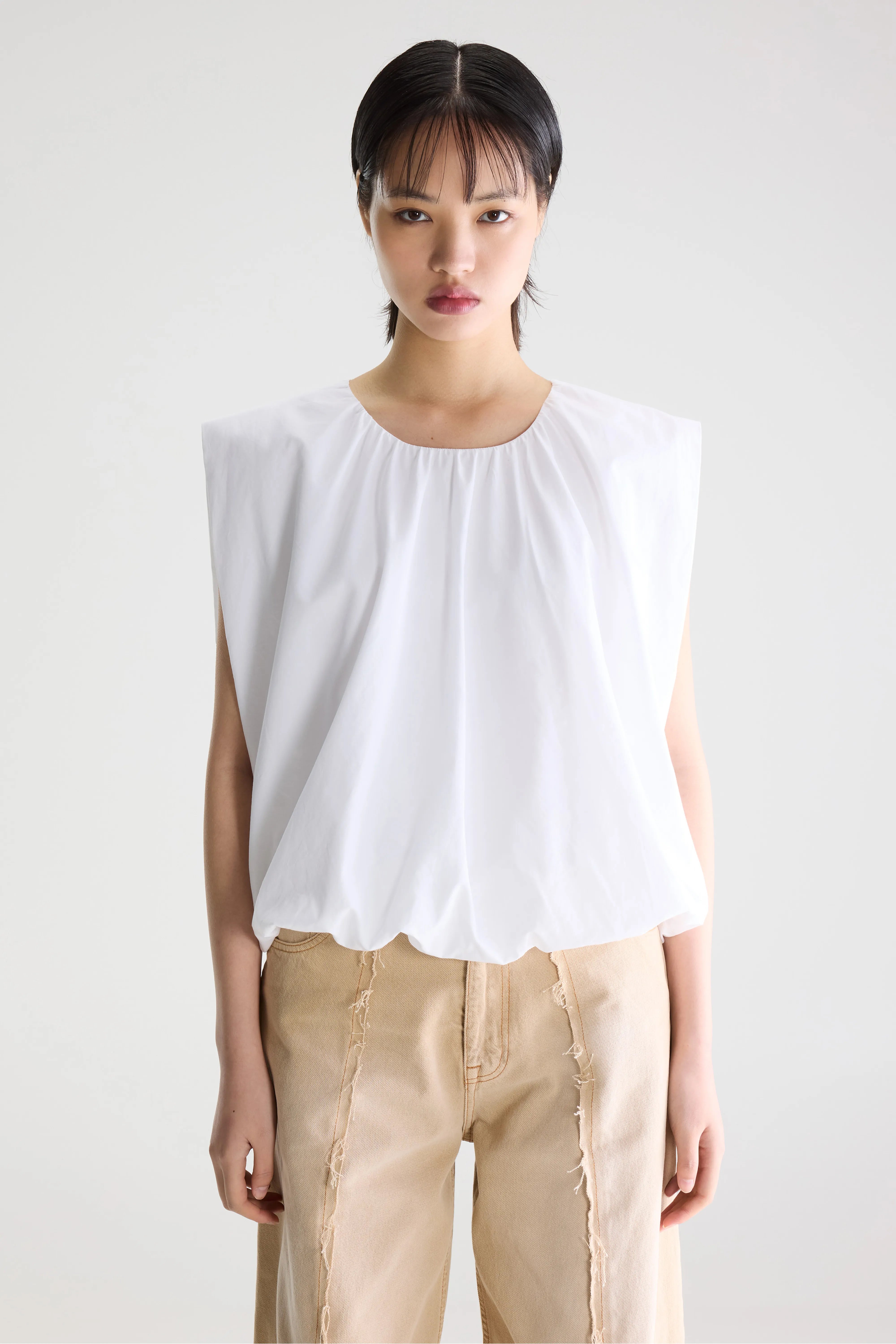 Blouse ballon Giada (261 / W / WHITE)