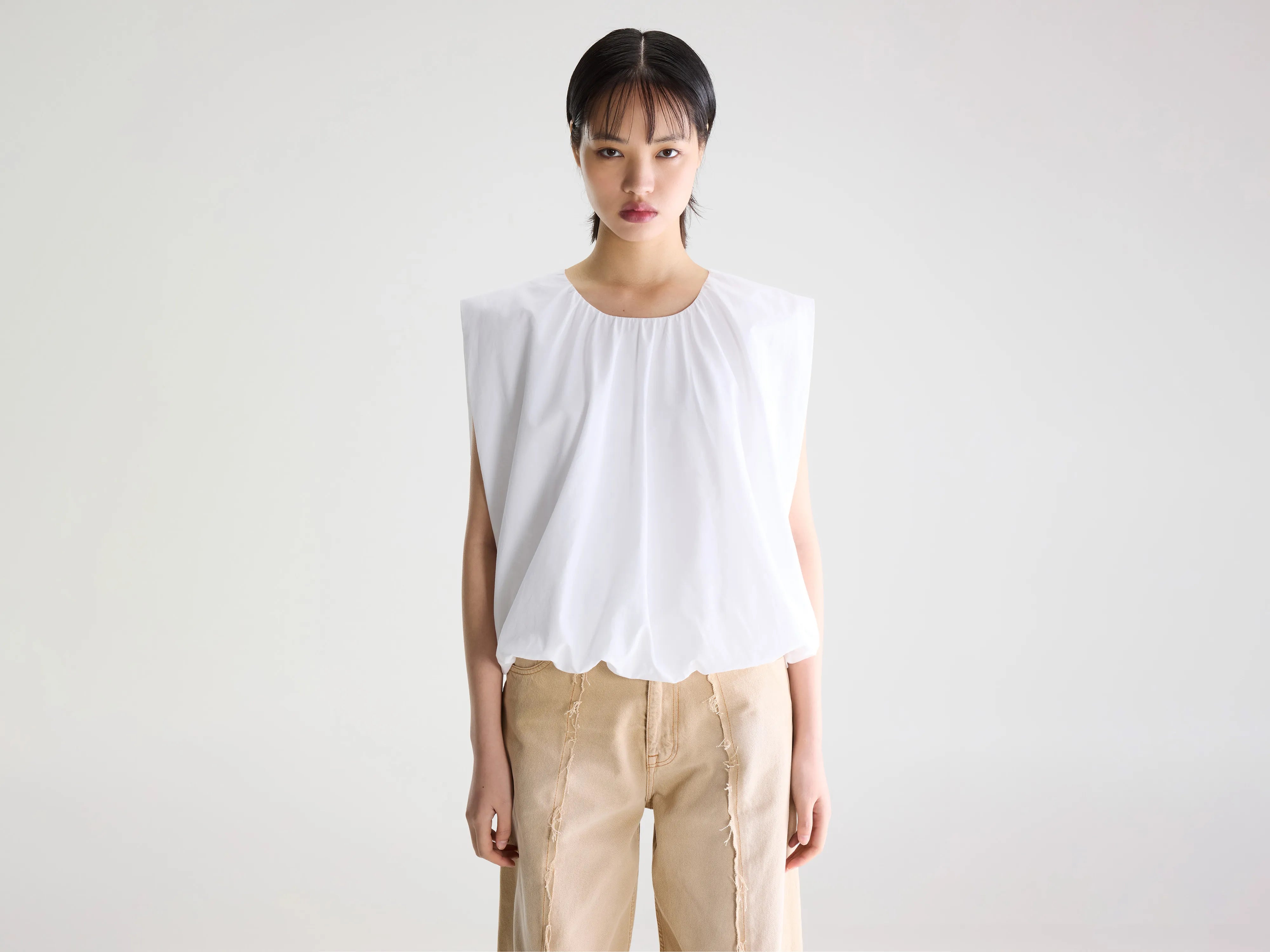 Blouse ballon Giada (261 / W / WHITE)