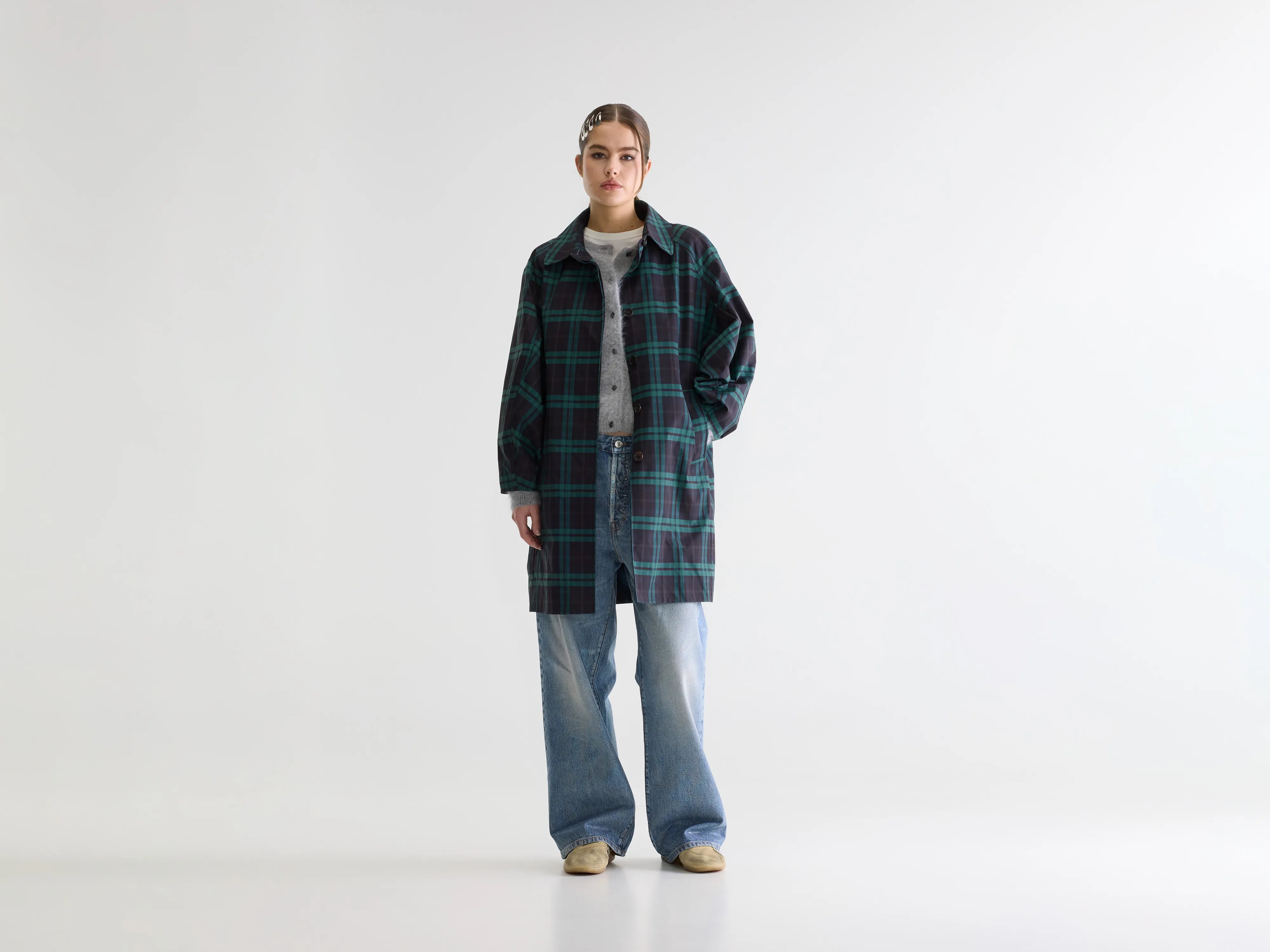 Julie trenchcoat (261 / W / CHECK A)