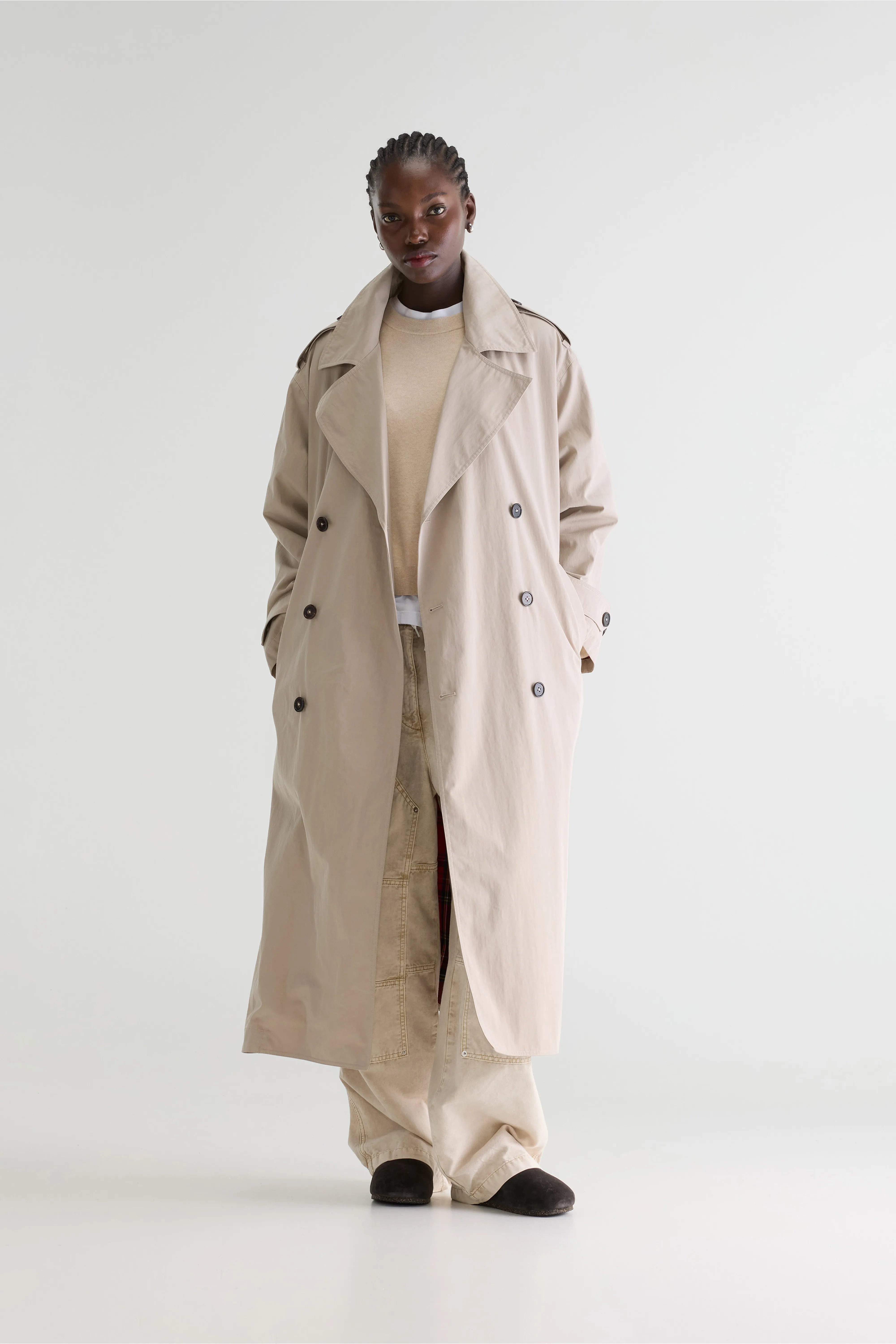 Hamy trench coat (261 / W / BRUME)