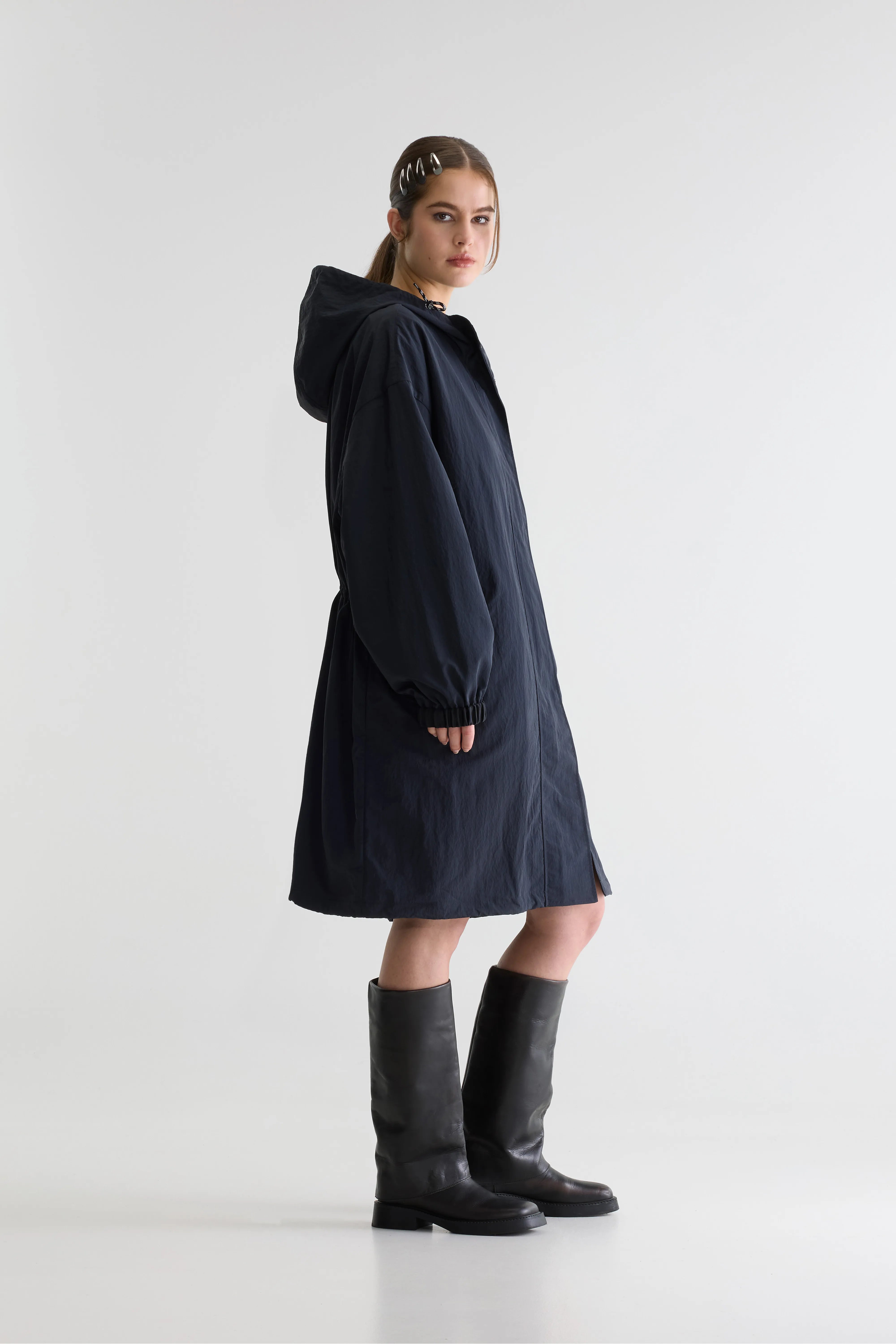Henny jas met capuchon (261 / W / NAVY)