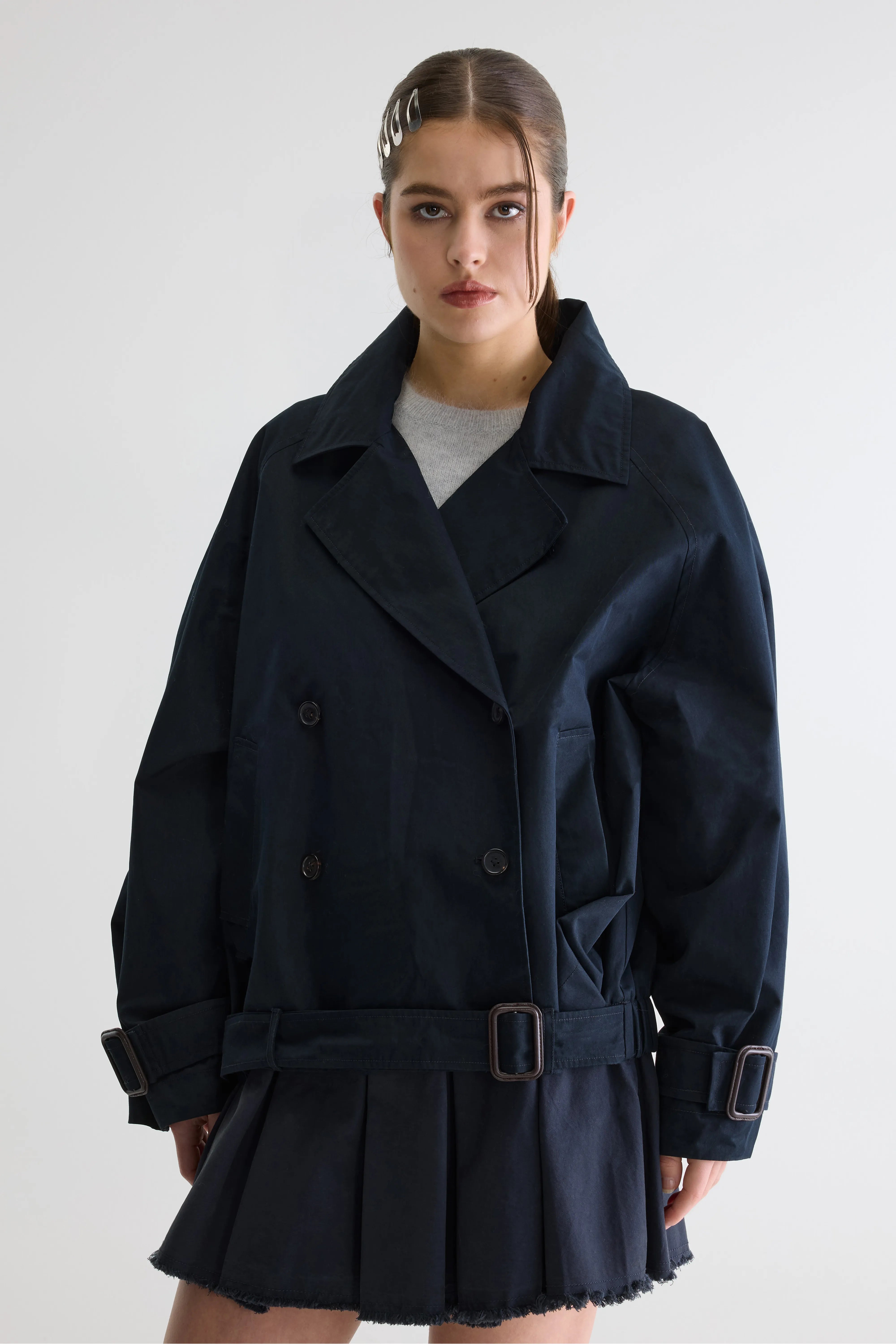 Helina Trench-style Jacket - Navy For Women | Bellerose