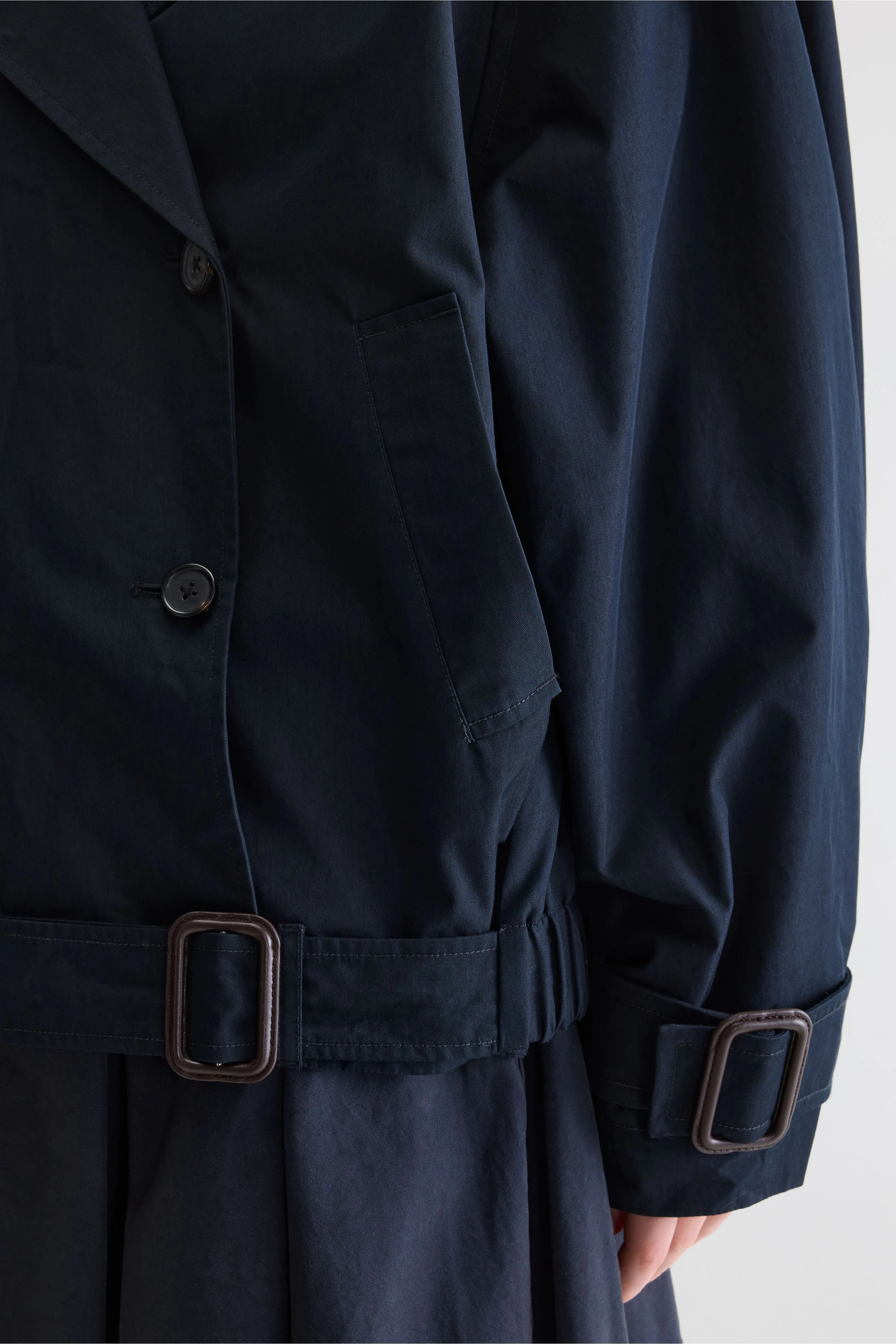 Helina trench-style jacket (261 / W / NAVY)